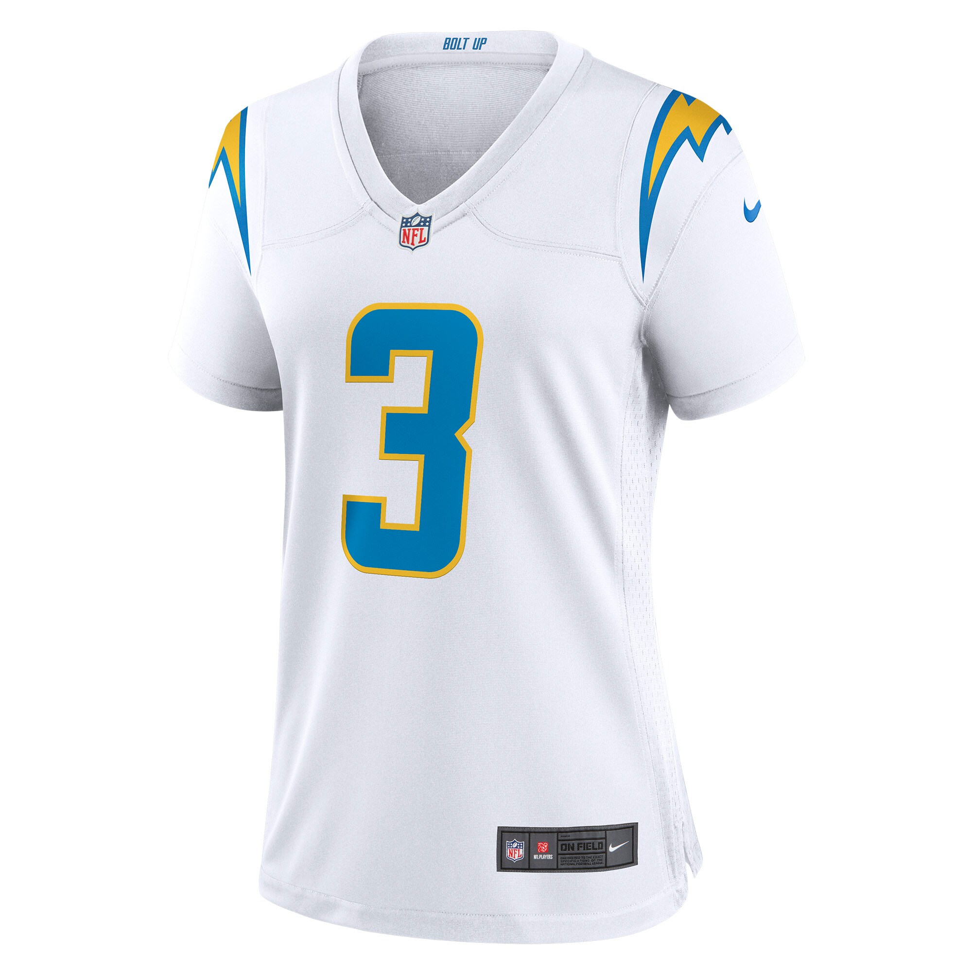 Alternative view of Derwin James Jr. Los Angeles Chargers Game Jersey - Women's