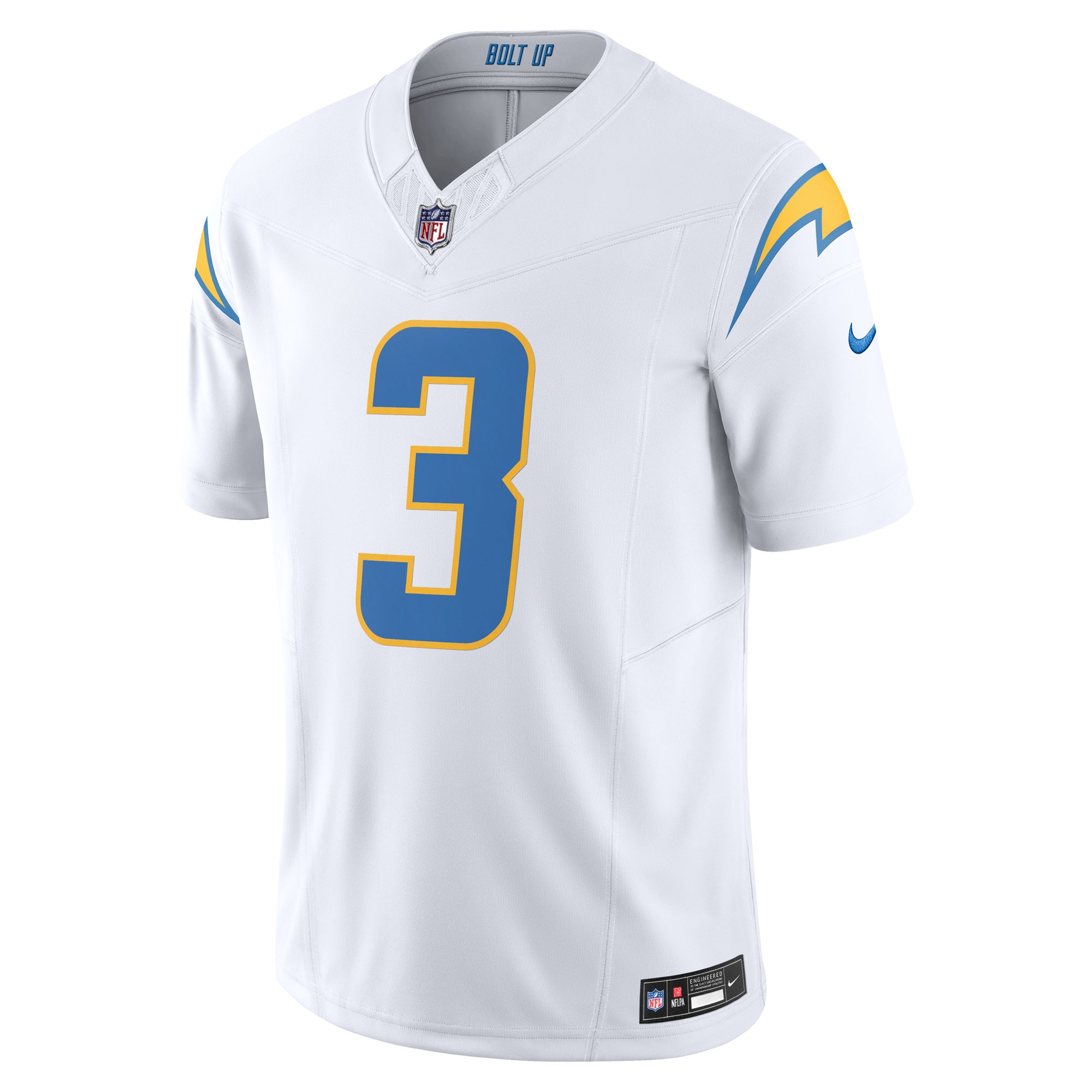Alternative view of Derwin James Jr. Los Angeles Chargers Vapor F.U.S.E. Limited Jersey - Men's