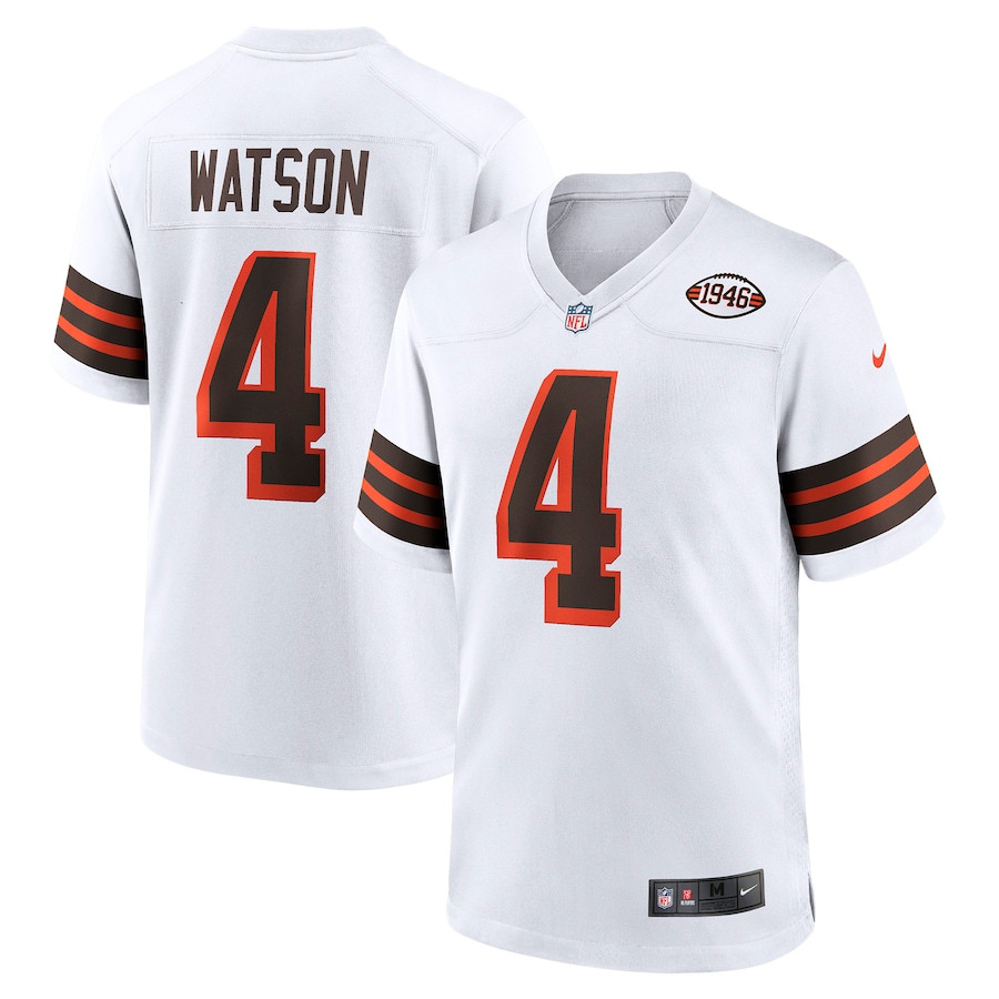 Deshaun Watson #4 Cleveland Browns Alternate Game Jersey - Men's | White