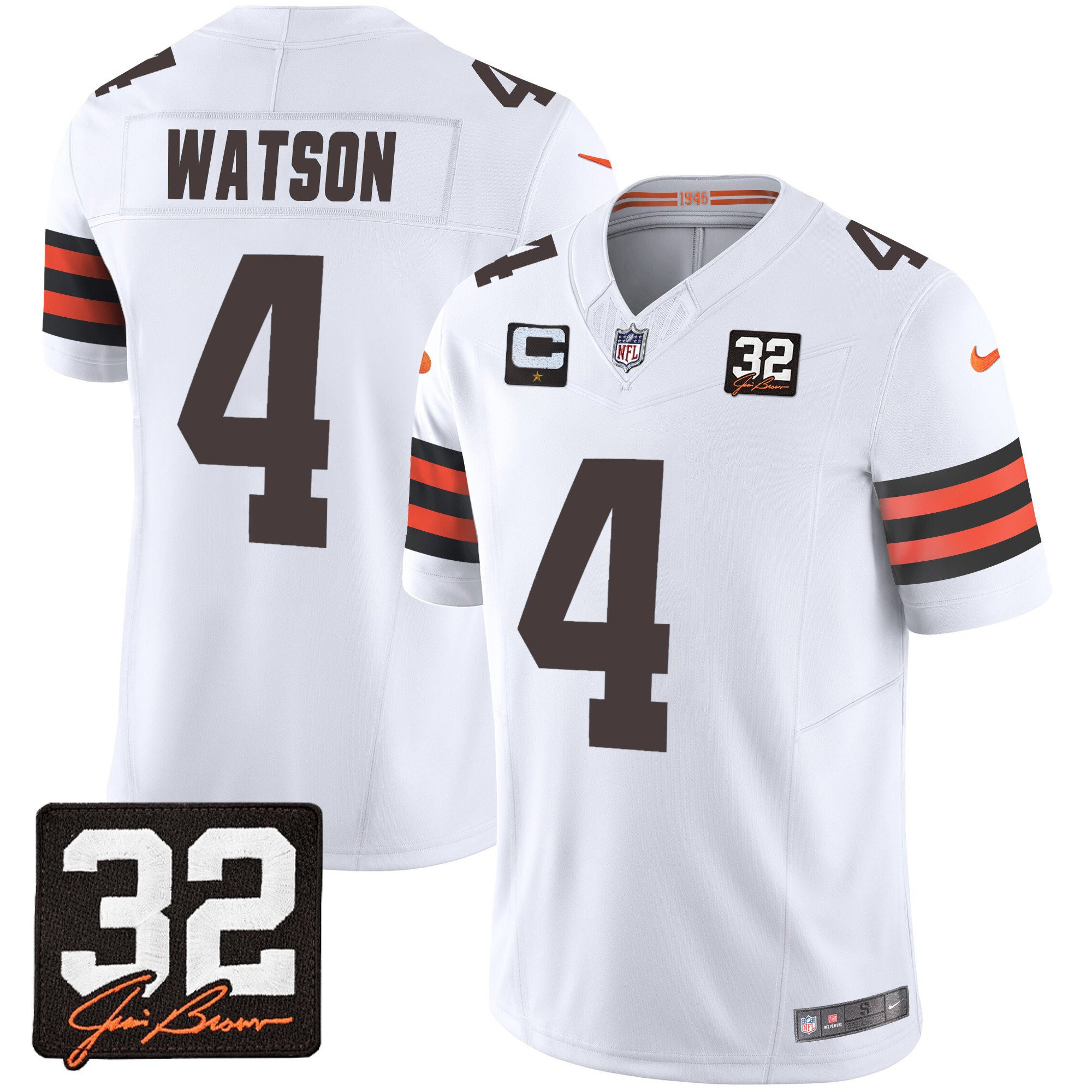Deshaun Watson #4 Cleveland Browns Game Jersey - Men's | White