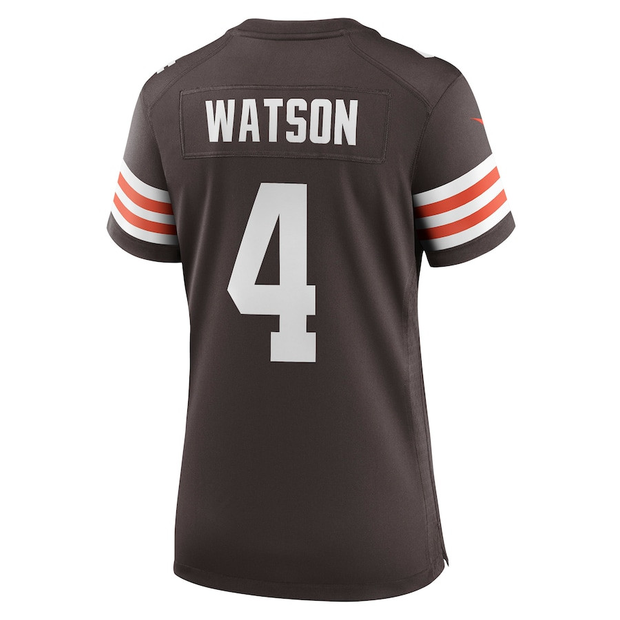 Deshaun Watson #4 Cleveland Browns Game Jersey - Women's | Brown - Image 3
