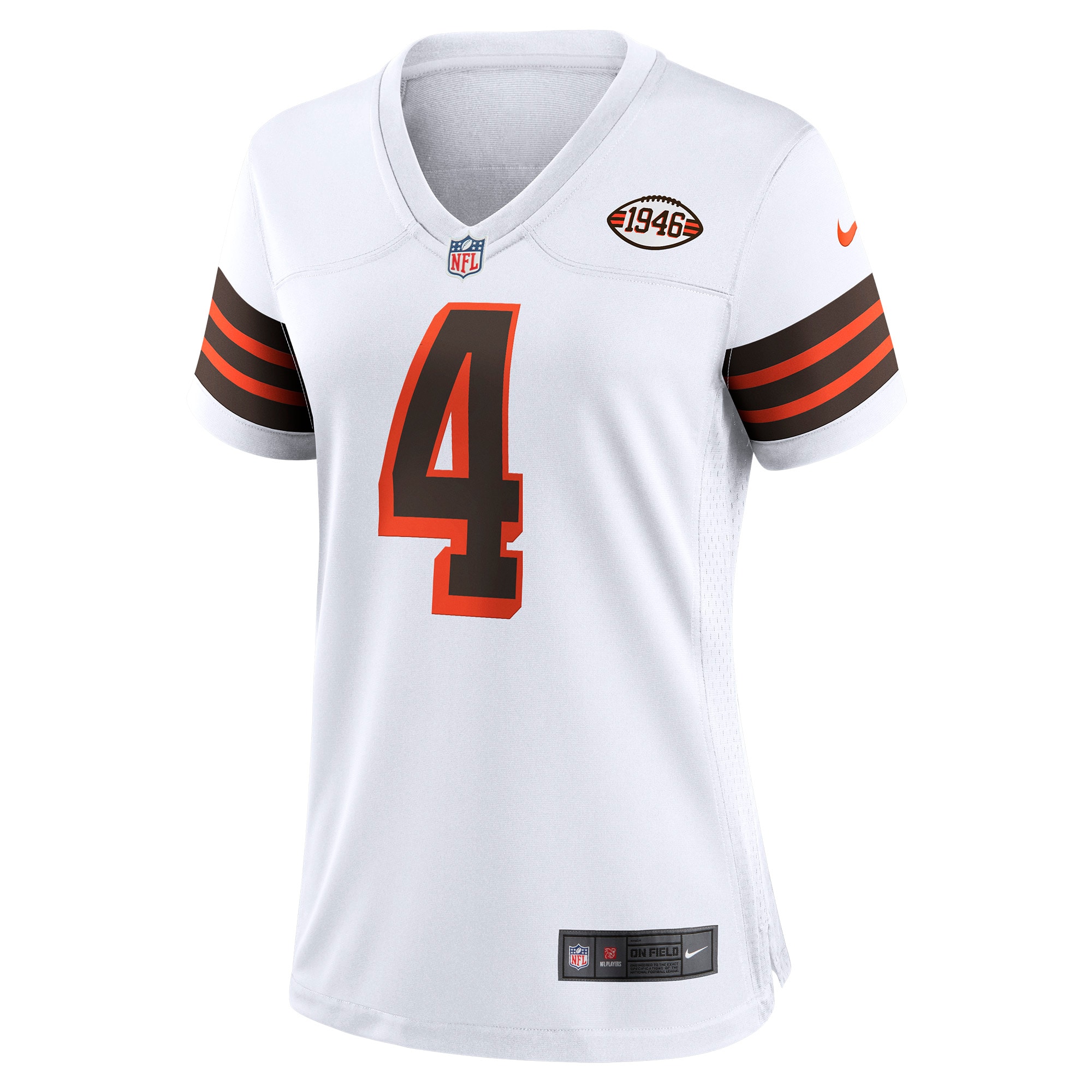 Alternative view of Deshaun Watson Cleveland Browns Game Jersey - Women's
