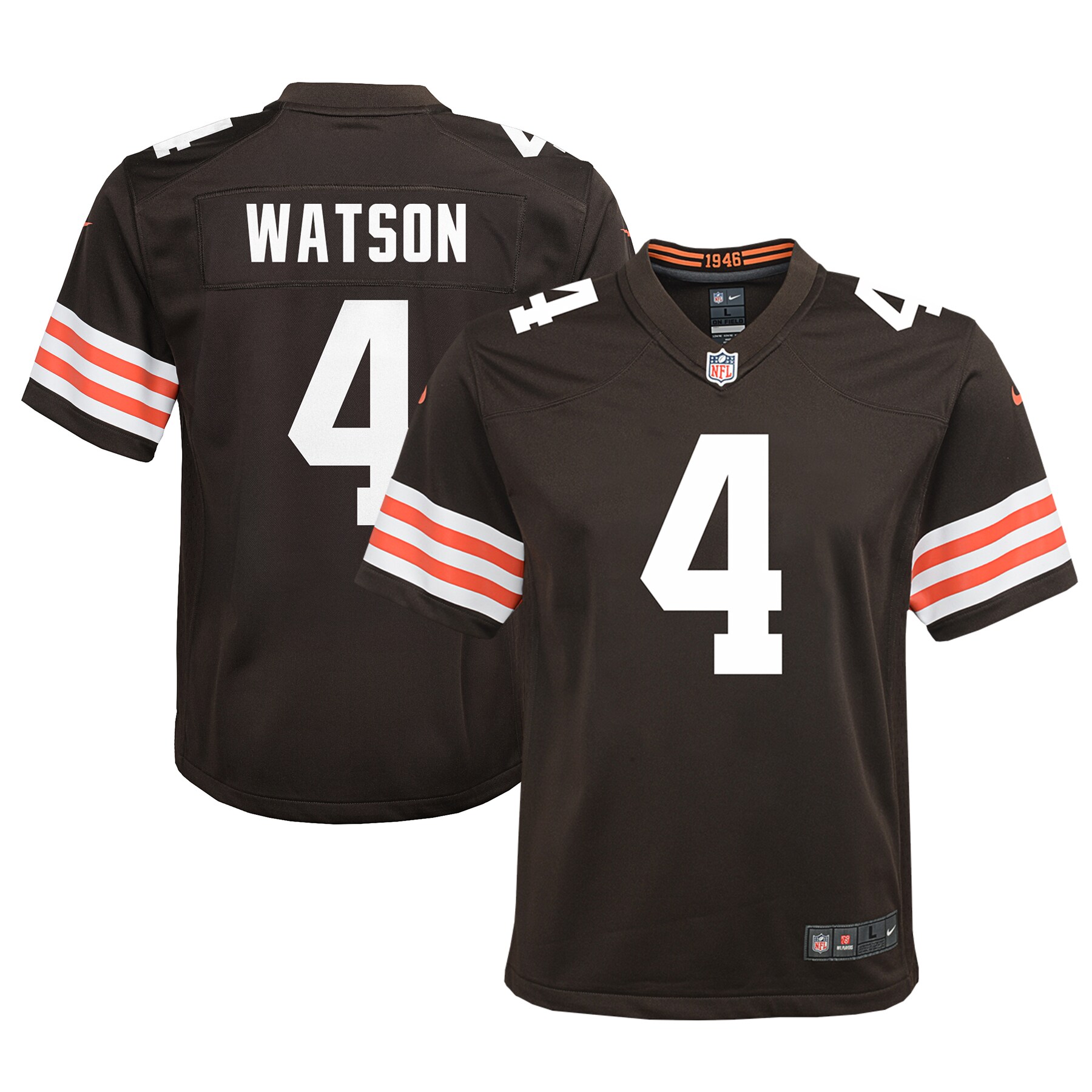 Deshaun Watson Cleveland Browns Game Jersey - Youth