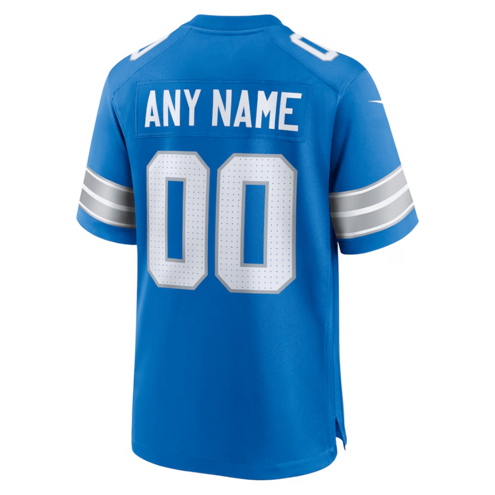 Detroit Lions Game Jersey - Men's | Blue - Image 3
