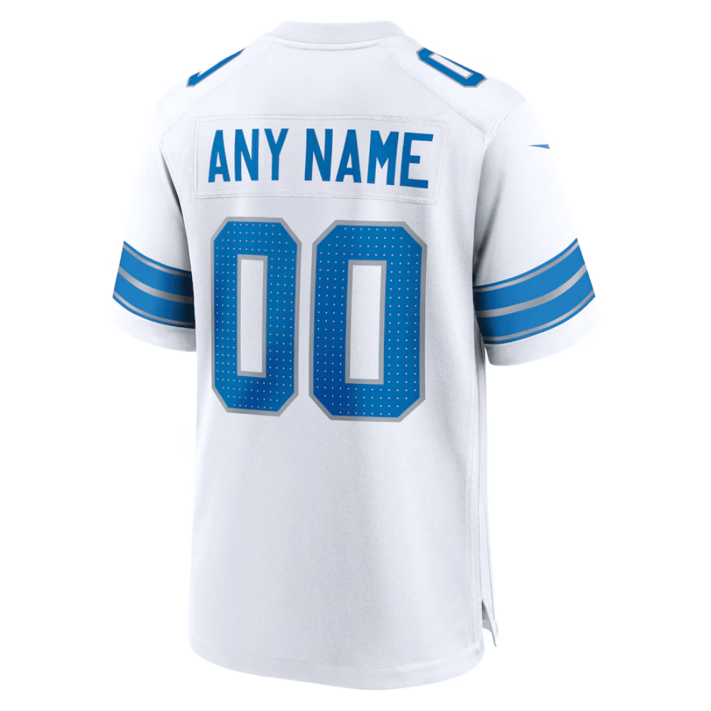 Detroit Lions Game Jersey - Men's | White - Image 3