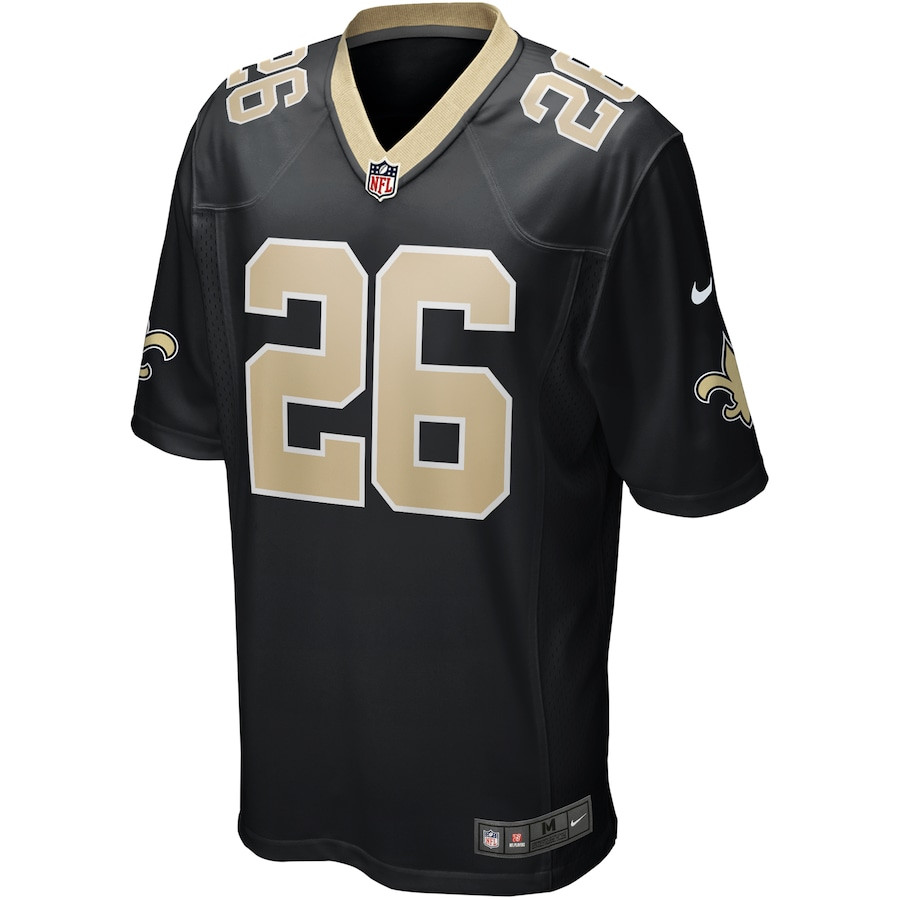 Alternative view of Deuce McAllister #26 New Orleans Saints Game Jersey - Men's | Black