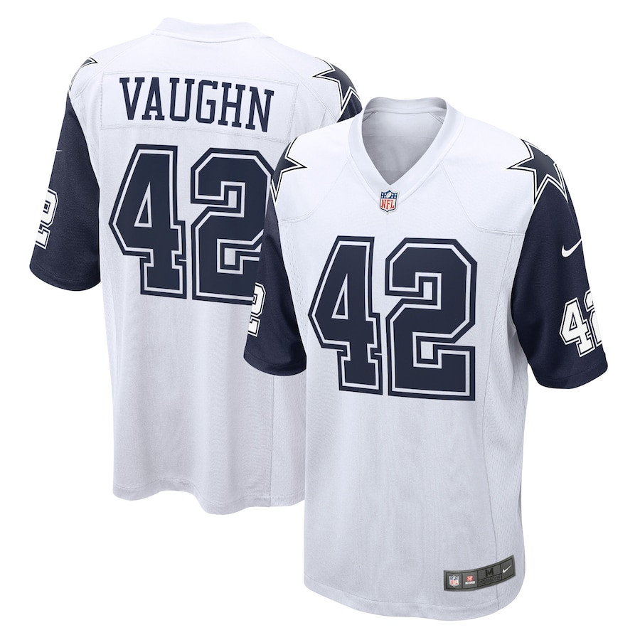 Deuce Vaughn #42 Dallas Cowboys Alternate Game Jersey - Men's | White