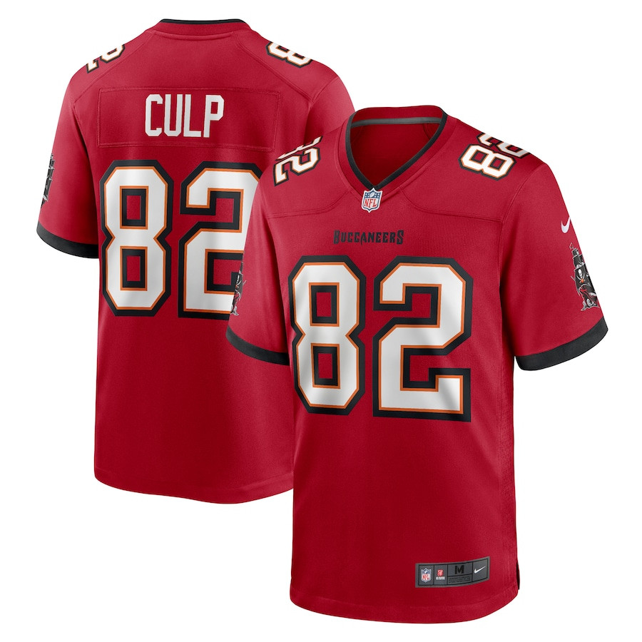 Devin Culp #82 Tampa Bay Buccaneers Game Jersey - Men's | Red