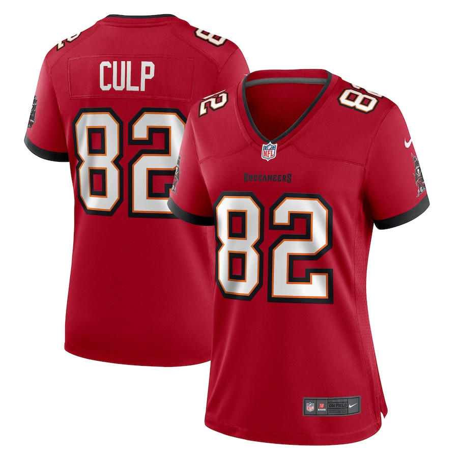 Devin Culp #82 Tampa Bay Buccaneers Game Jersey - Women's | Red