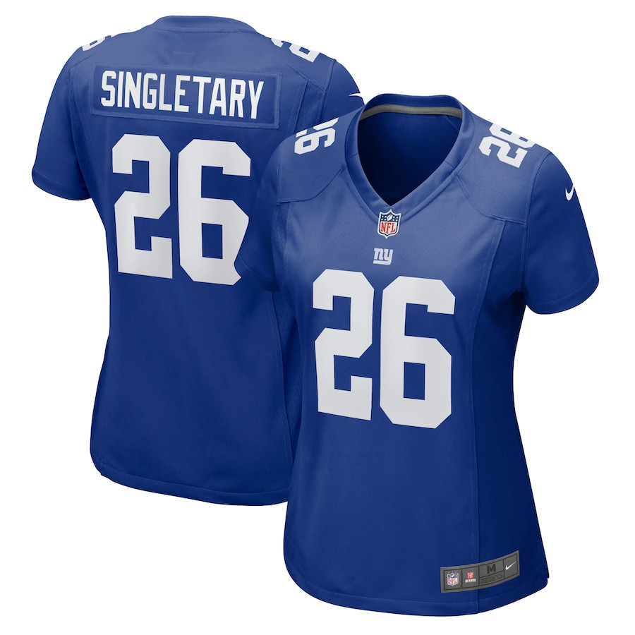 Devin Singletary #26 New York Giants Game Jersey - Women's | Royal