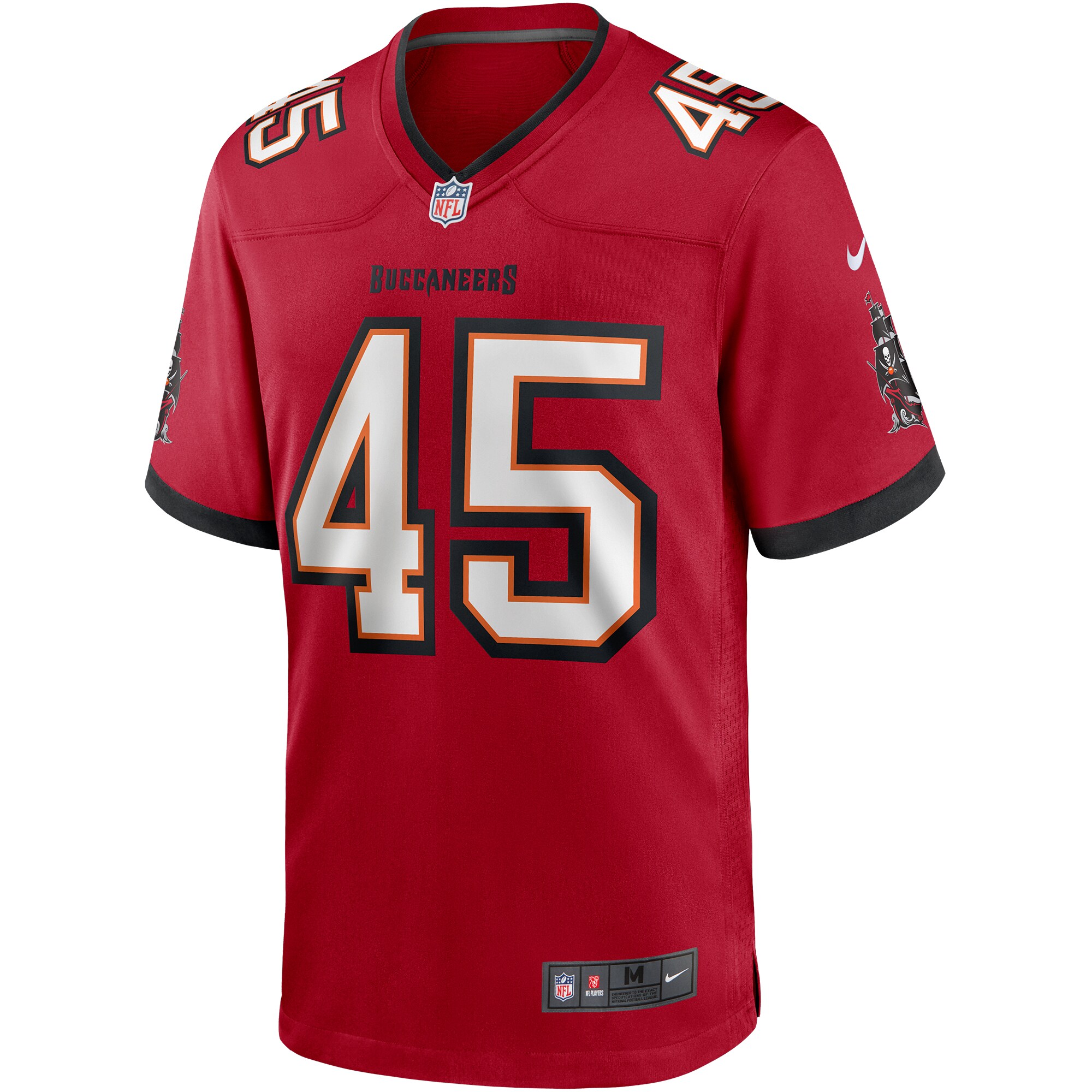 Alternative view of Devin Tampa Bay Buccaneers Game Jersey - Men's
