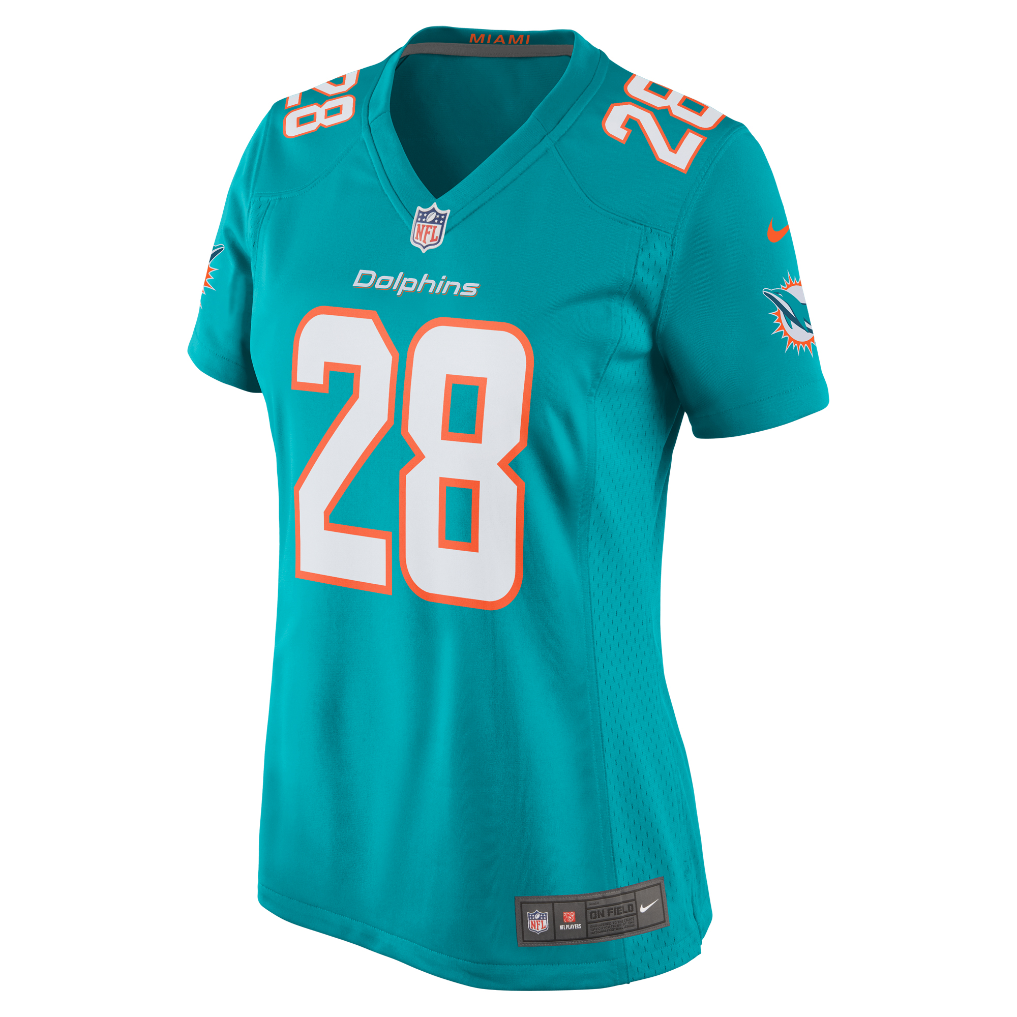 Alternative view of Devon Achane Miami Dolphins Game Jersey - Women's
