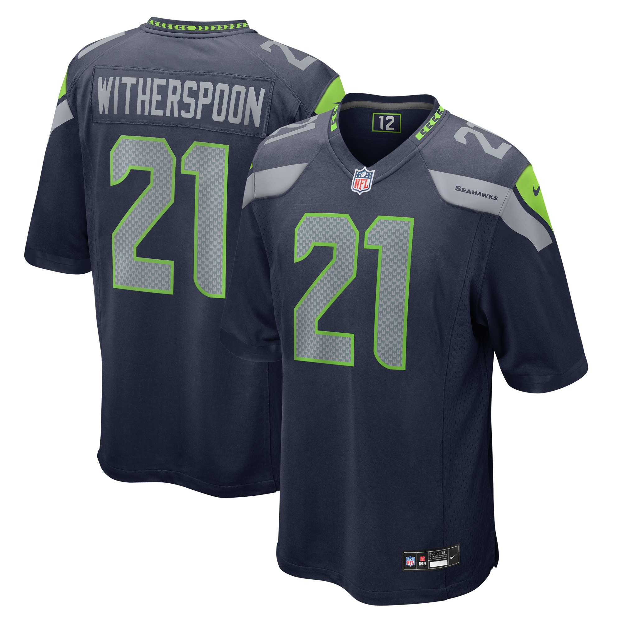 Devon Witherspoon Seattle Seahawks Game Jersey - Men's