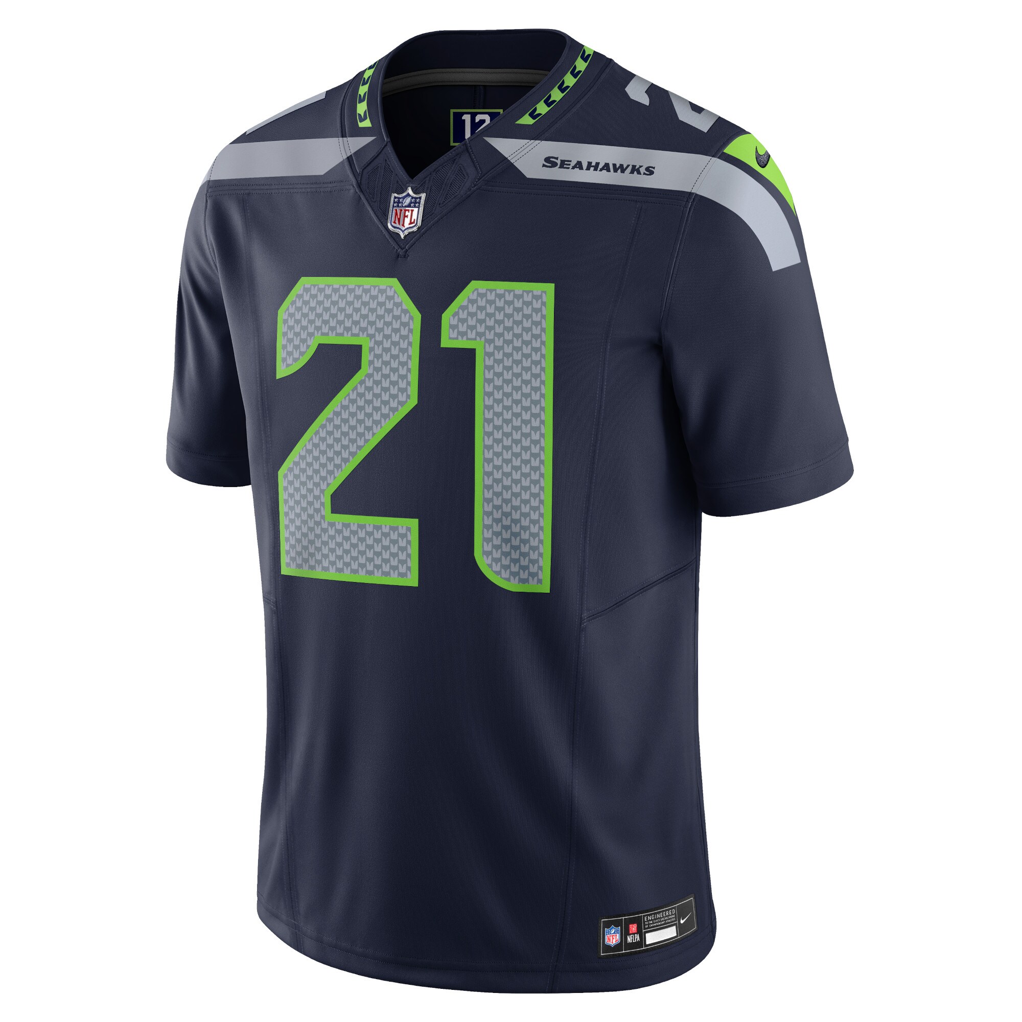 Alternative view of Devon Witherspoon Seattle Seahawks Vapor F.U.S.E. Limited Jersey - Men's