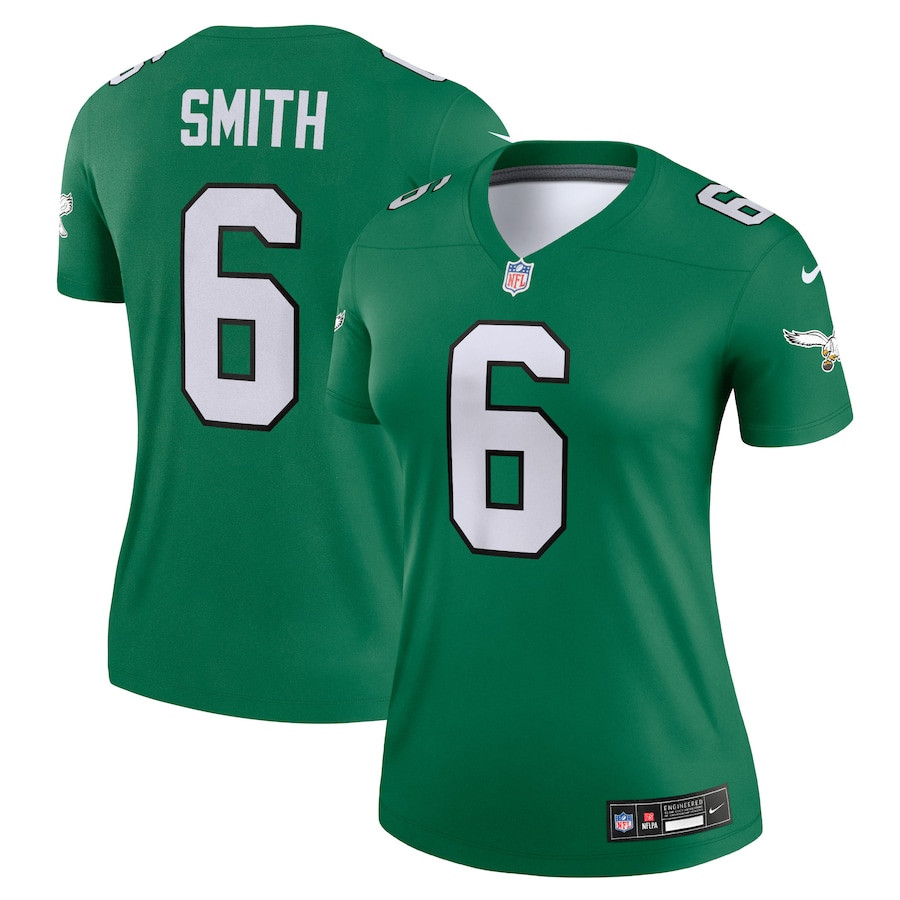 DeVonta Smith #6 Philadelphia Eagles Alternate Legend Jersey - Women's | Kelly Green