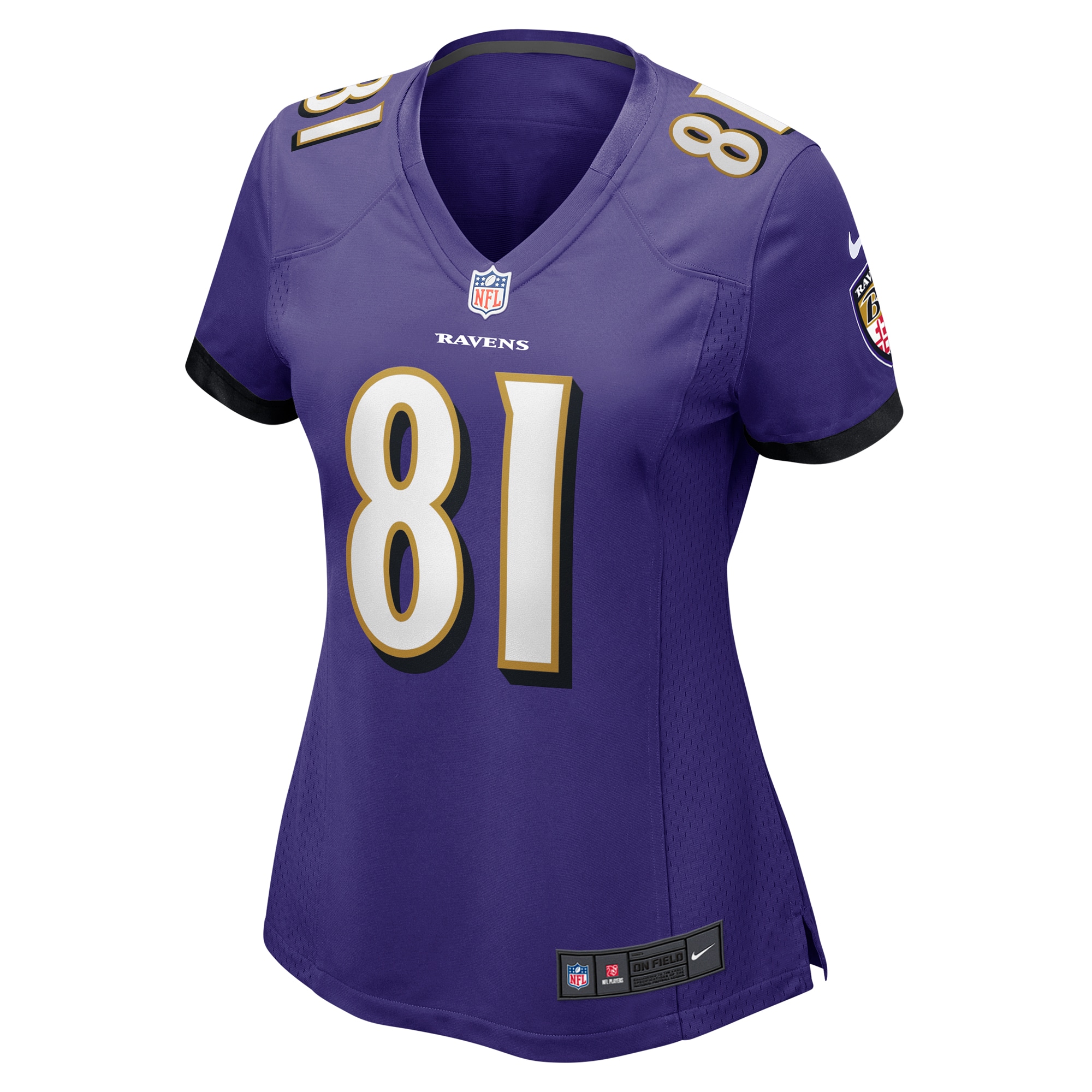 Alternative view of Devontez Walker Baltimore Ravens Game Jersey - Women's