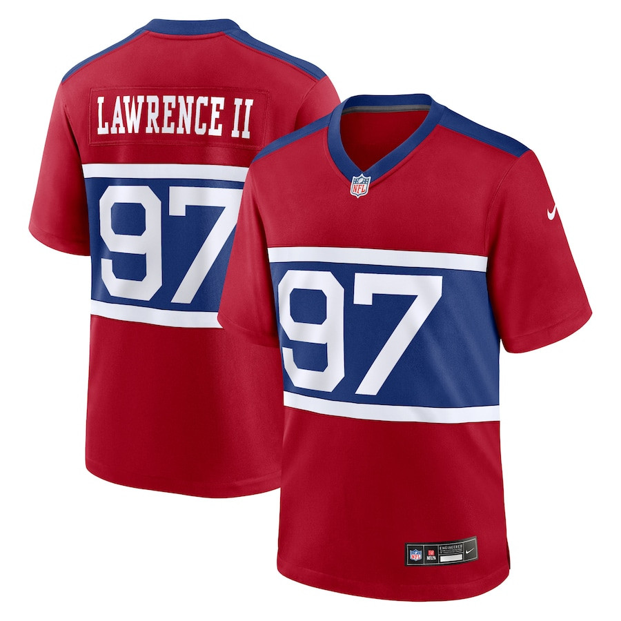 Dexter Lawrence II #97 New York Giants Alternate Game Jersey - Men's | Century Red