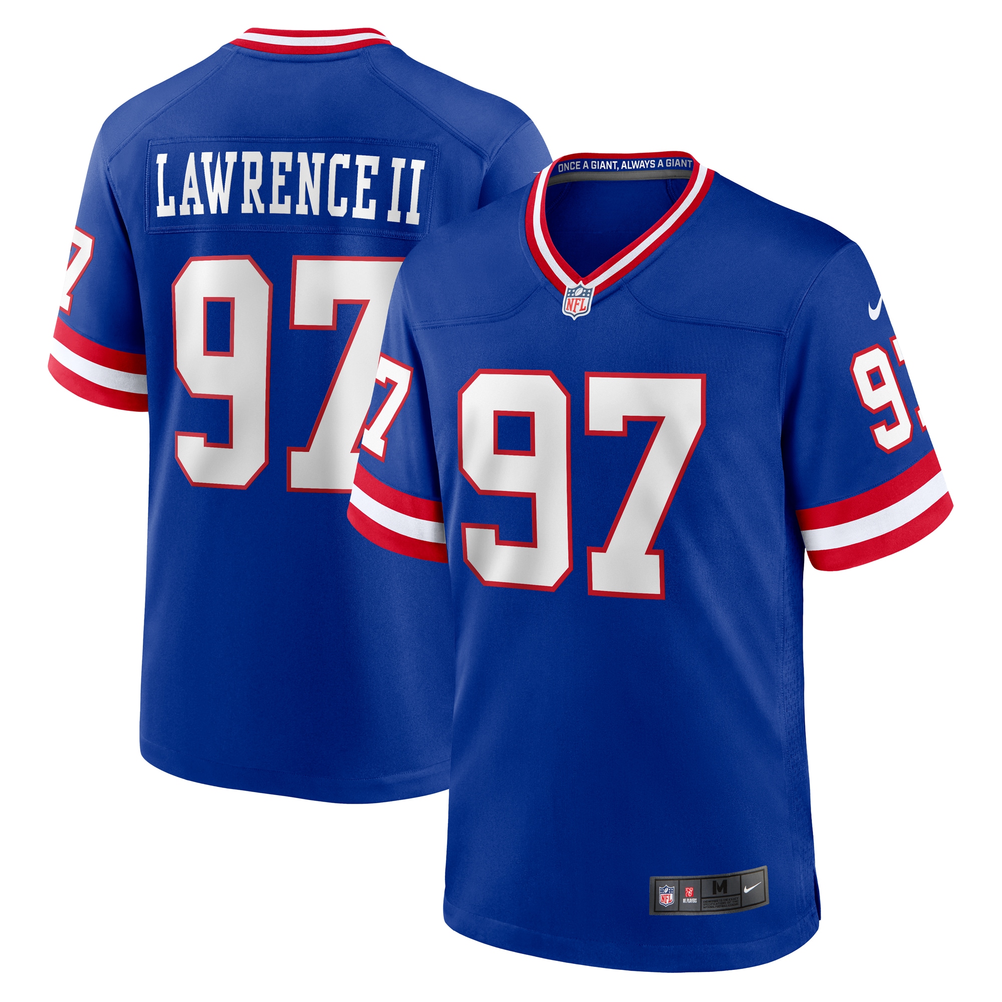 Dexter Lawrence II New York Giants Classic Game Jersey - Men's
