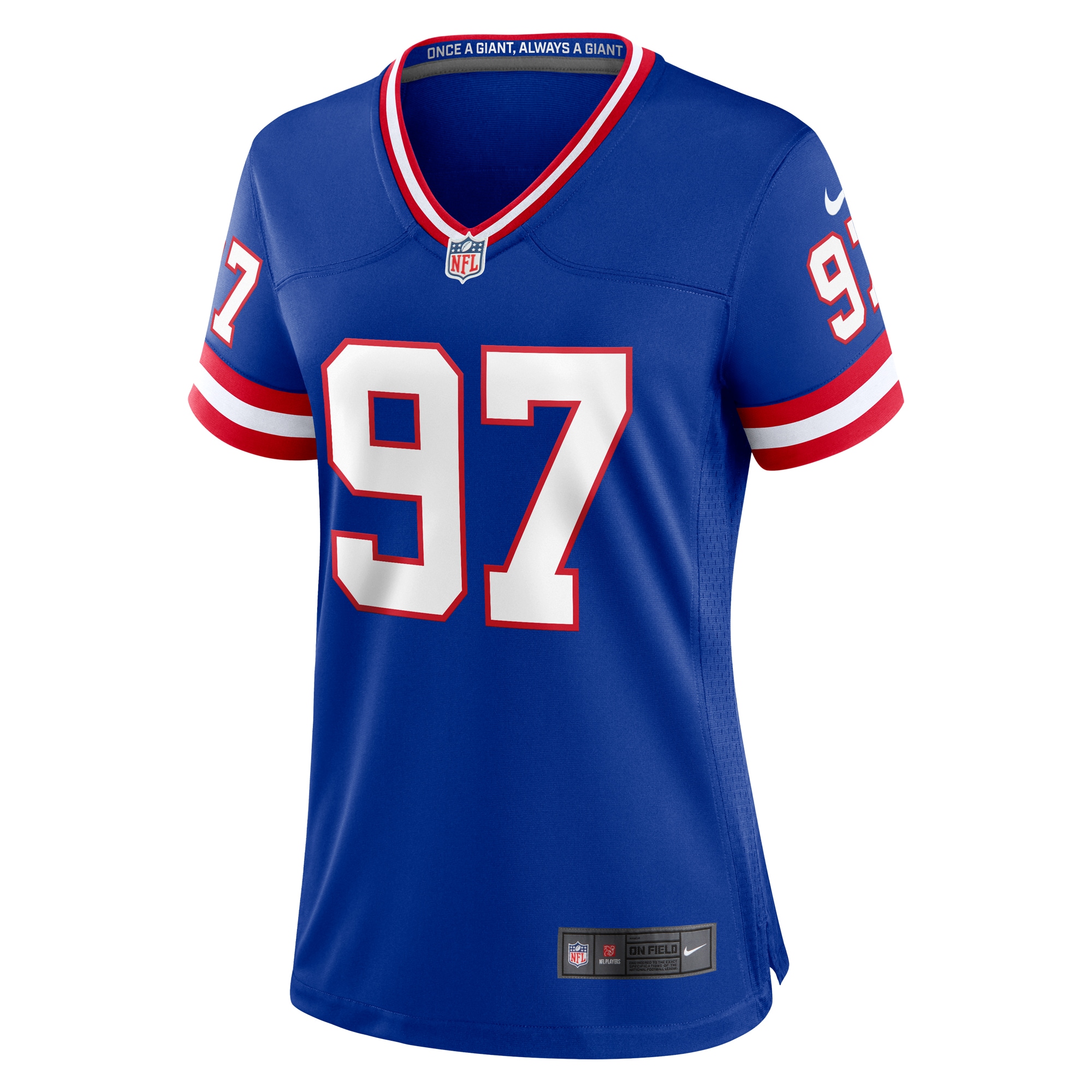 Alternative view of Dexter Lawrence II New York Giants Classic Game Jersey - Women's