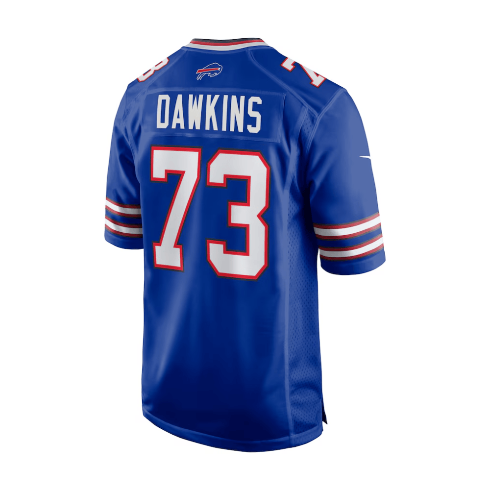 Dion Dawkins #73 Buffalo Bills Game Jersey - Men's | Royal - Image 3