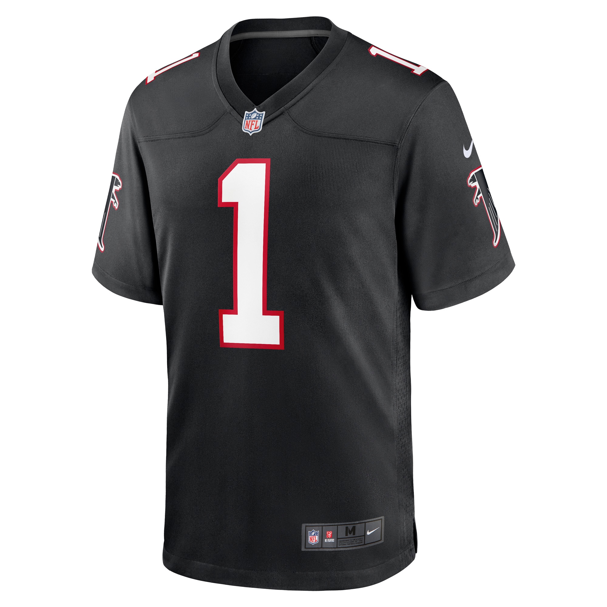 Alternative view of Dirty Birds Atlanta Falcons Throwback Game Jersey - Men's