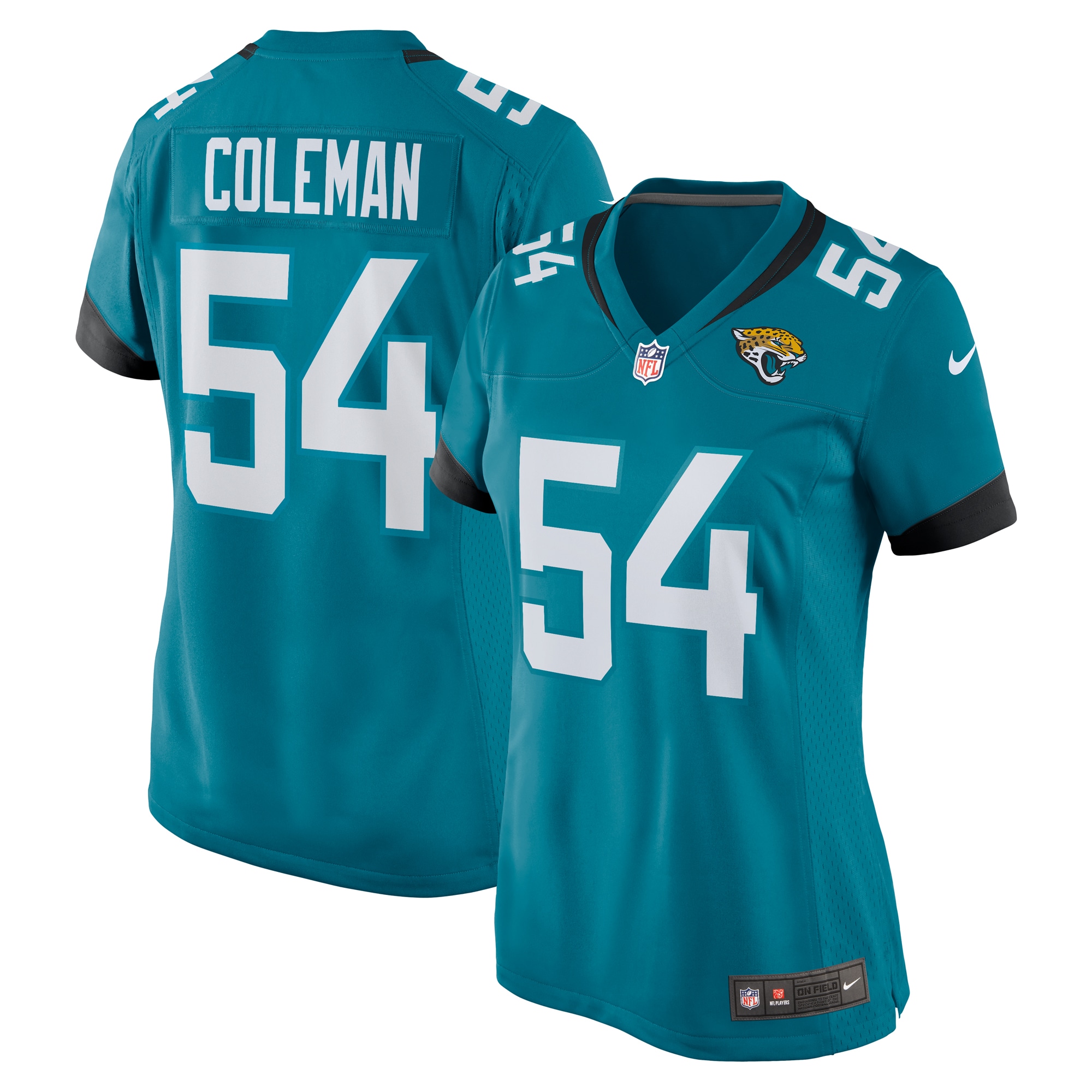 DJ Coleman Jacksonville Jaguars Game Jersey - Women's