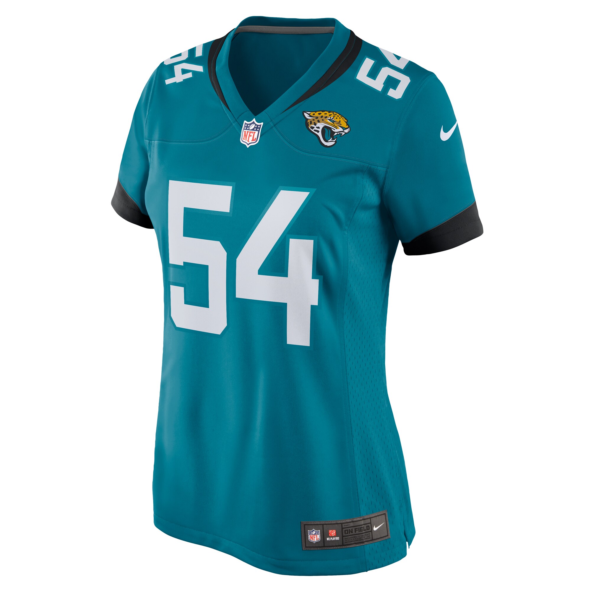 Alternative view of DJ Coleman Jacksonville Jaguars Game Jersey - Women's