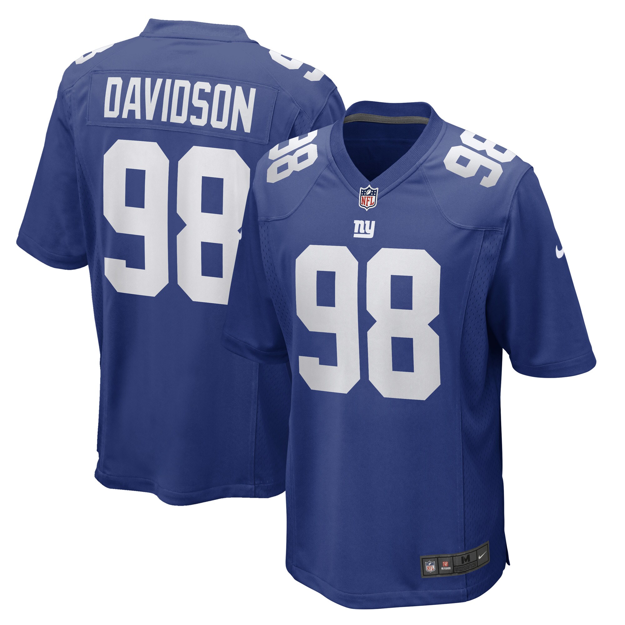 D.J. Davidson New York Giants Game Jersey - Men's