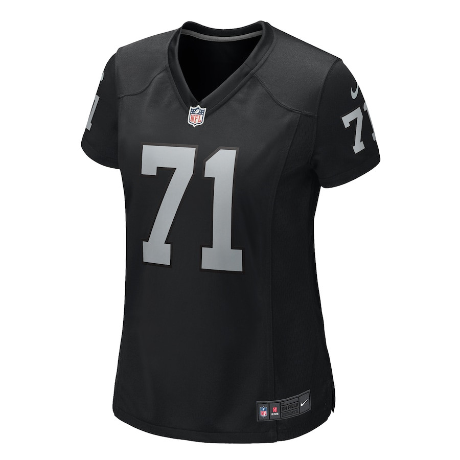 DJ Glaze #71 Las Vegas Raiders Game Jersey - Women's | Black - Image 2