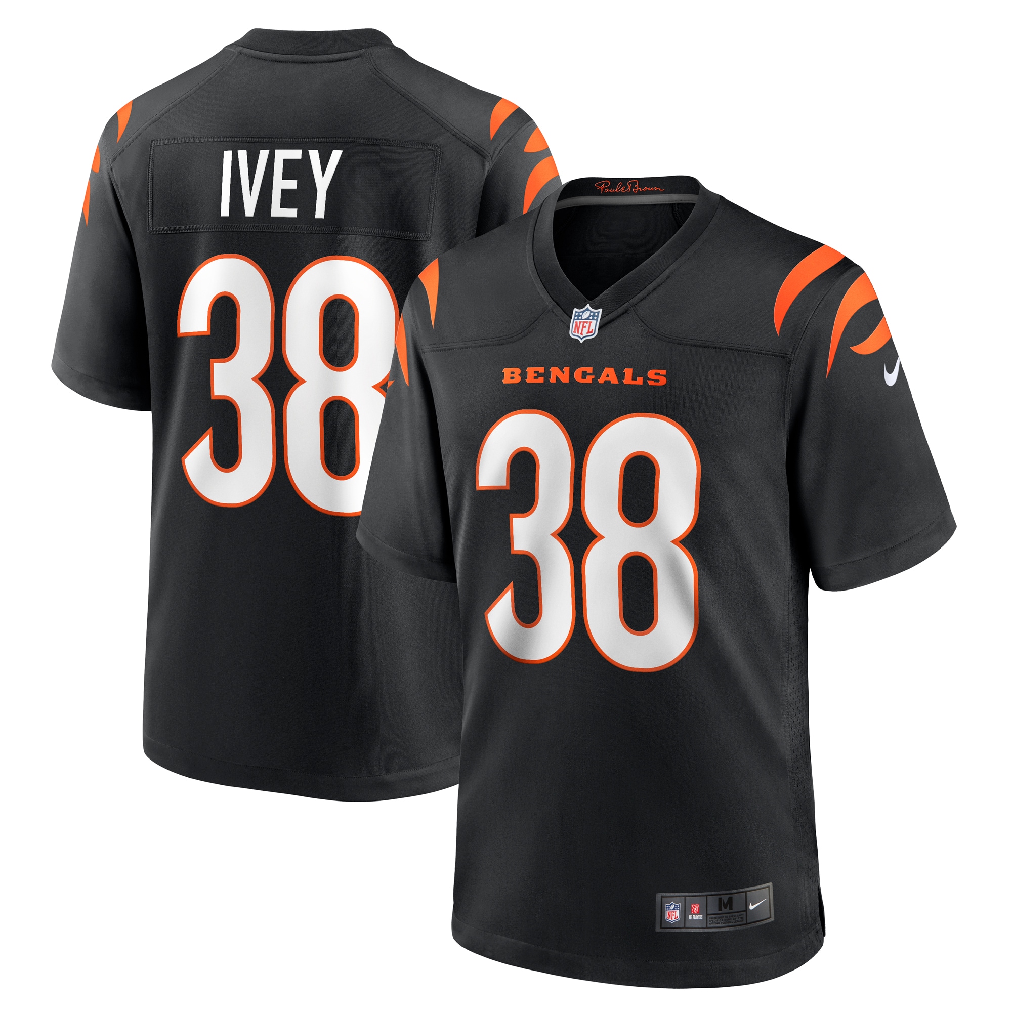 DJ Ivey Cincinnati Bengals Game Jersey - Men's