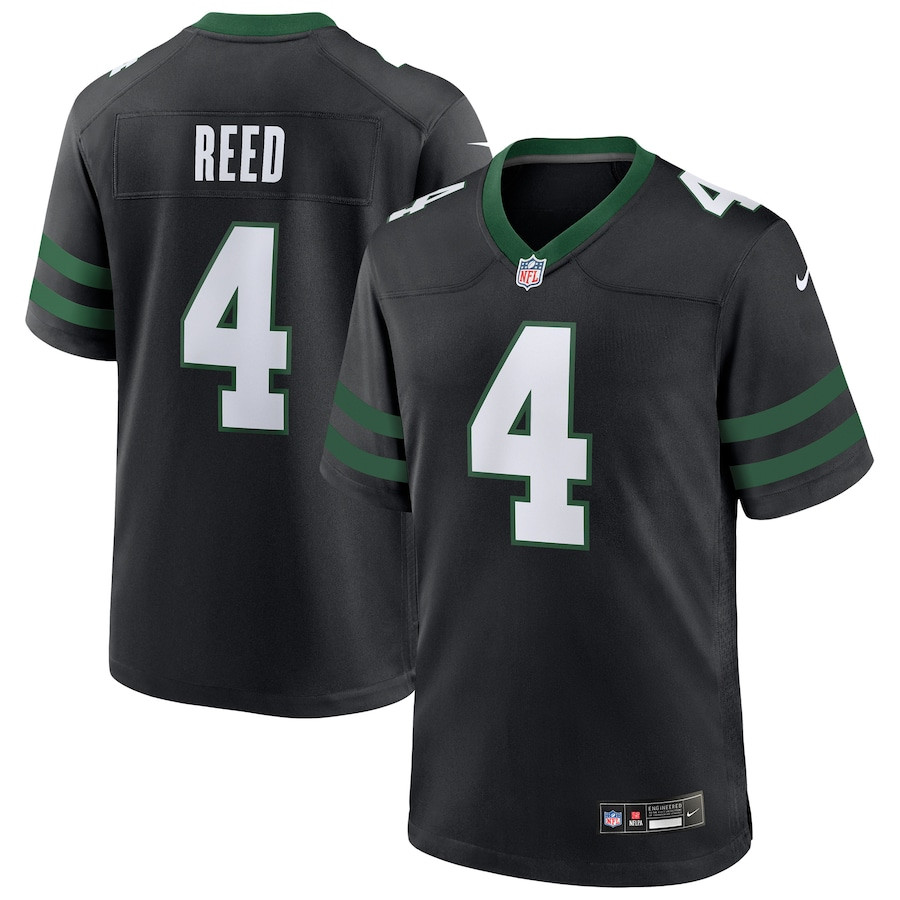 D.J. Reed #4 New York Jets Alternate Game Jersey - Men's | Legacy Black