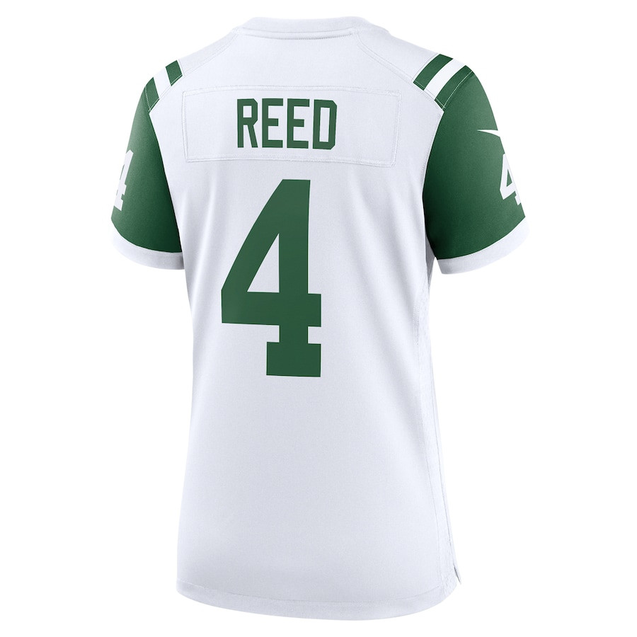 D.J. Reed #4 New York Jets Alternate Game Jersey - Women's | White - Image 3