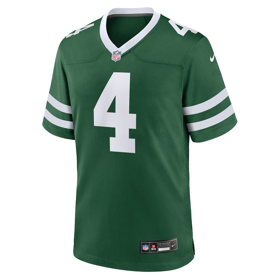 Alternative view of D.J. Reed #4 New York Jets Game Jersey - Men's | Legacy Green