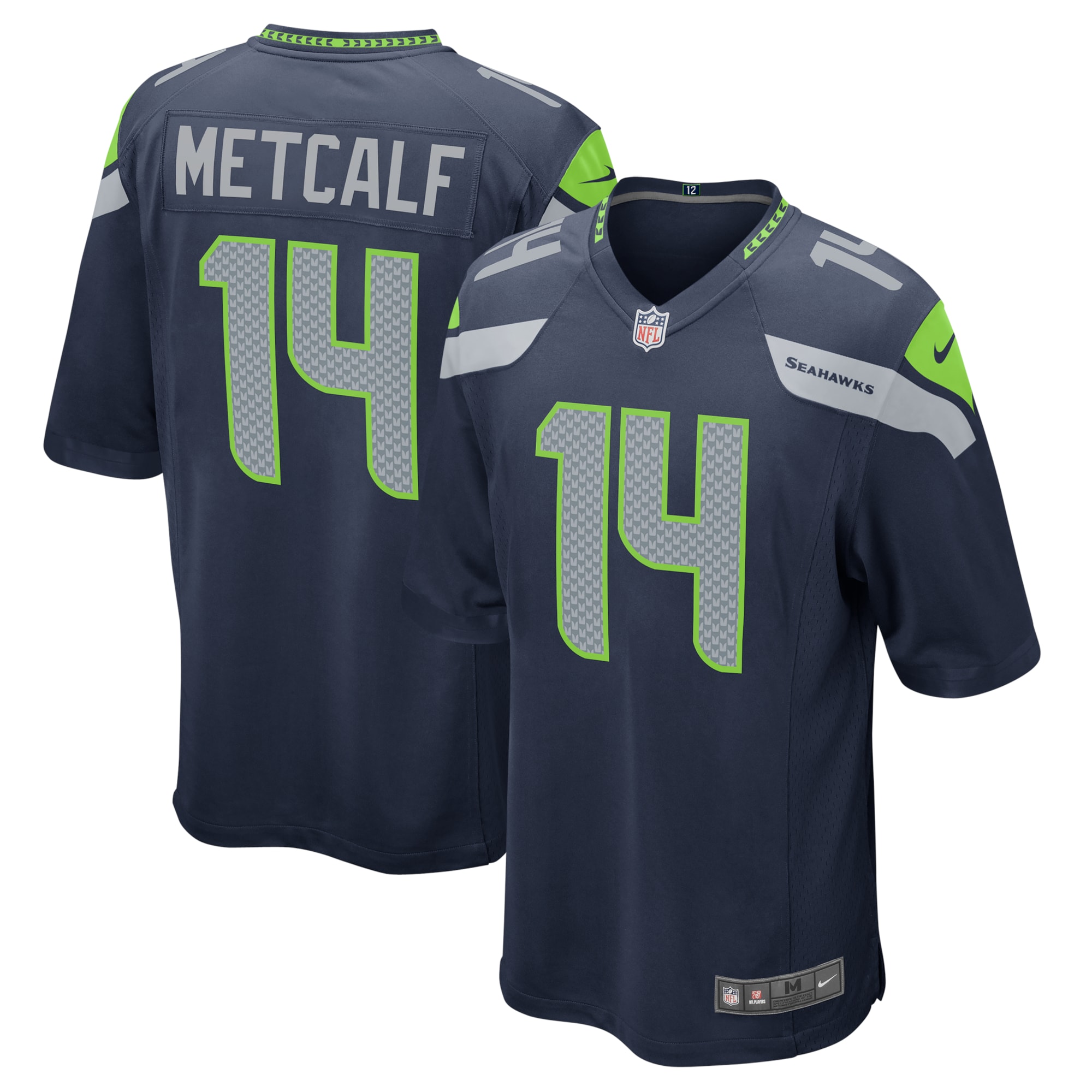 DK Metcalf Seattle Seahawks Game Jersey - Men's