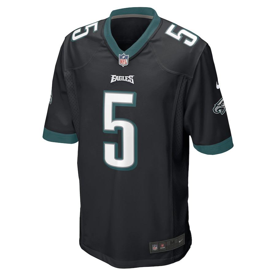 Alternative view of Donovan McNabb #5 Philadelphia Eagles Game Jersey - Men's | Black