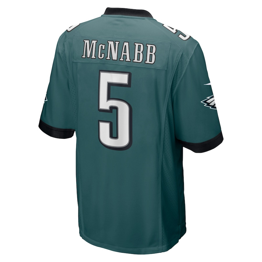 Donovan McNabb #5 Philadelphia Eagles Game Jersey - Men's | Midnight Green - Image 3