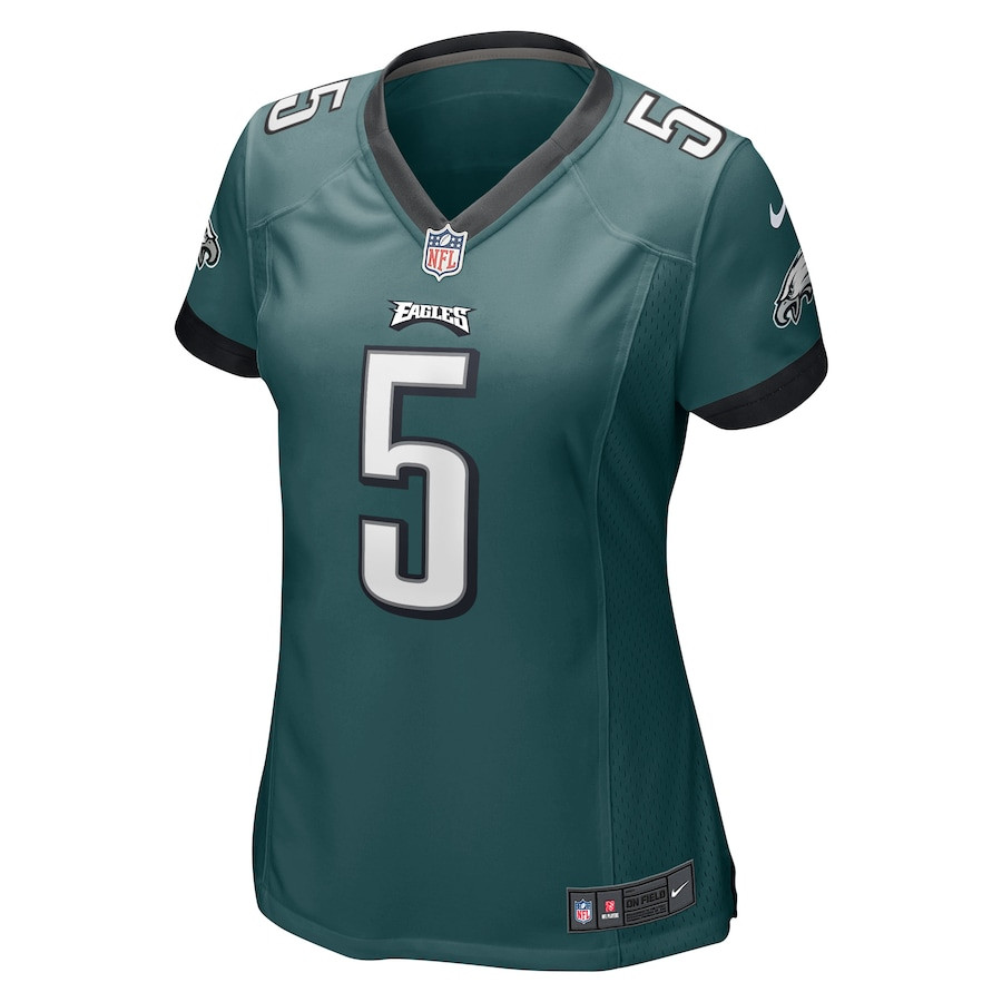 Alternative view of Donovan McNabb #5 Philadelphia Eagles Game Jersey - Women's | Midnight Green