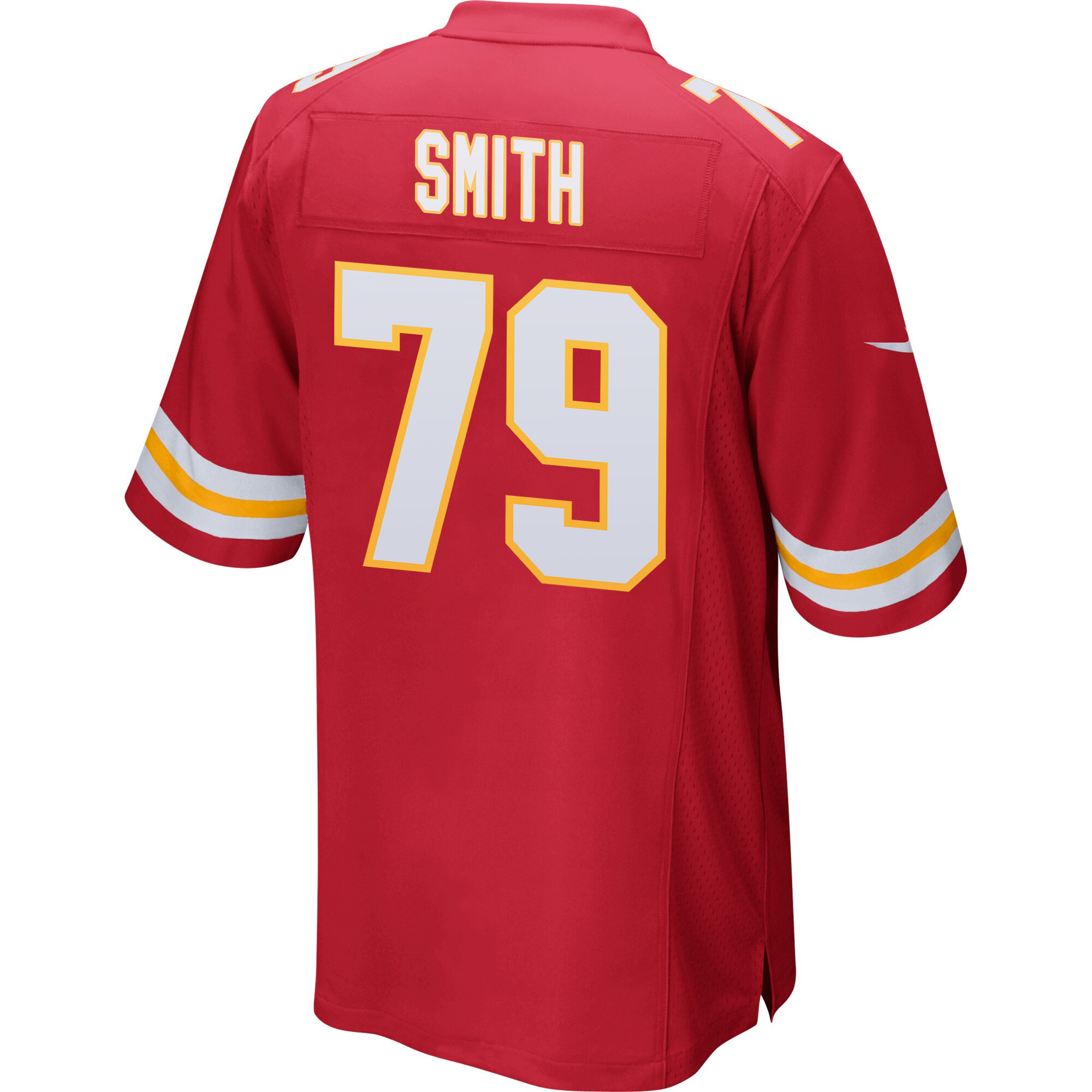 Donovan Smith #79 Kansas City Chiefs Super Bowl LVIII Champions 4X Game Jersey - Men's | Red - Image 3