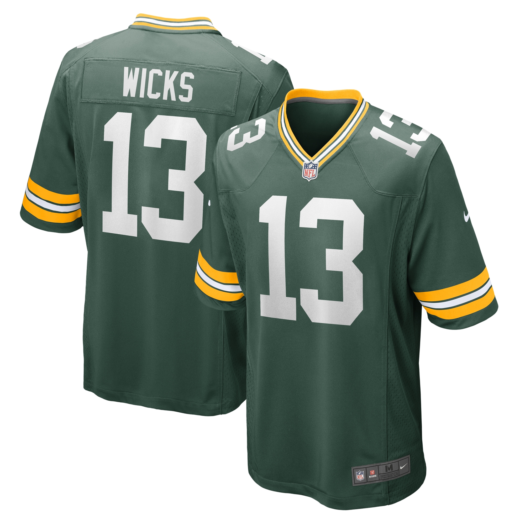 Dontayvion Wicks Green Bay Packers Game Jersey - Men's
