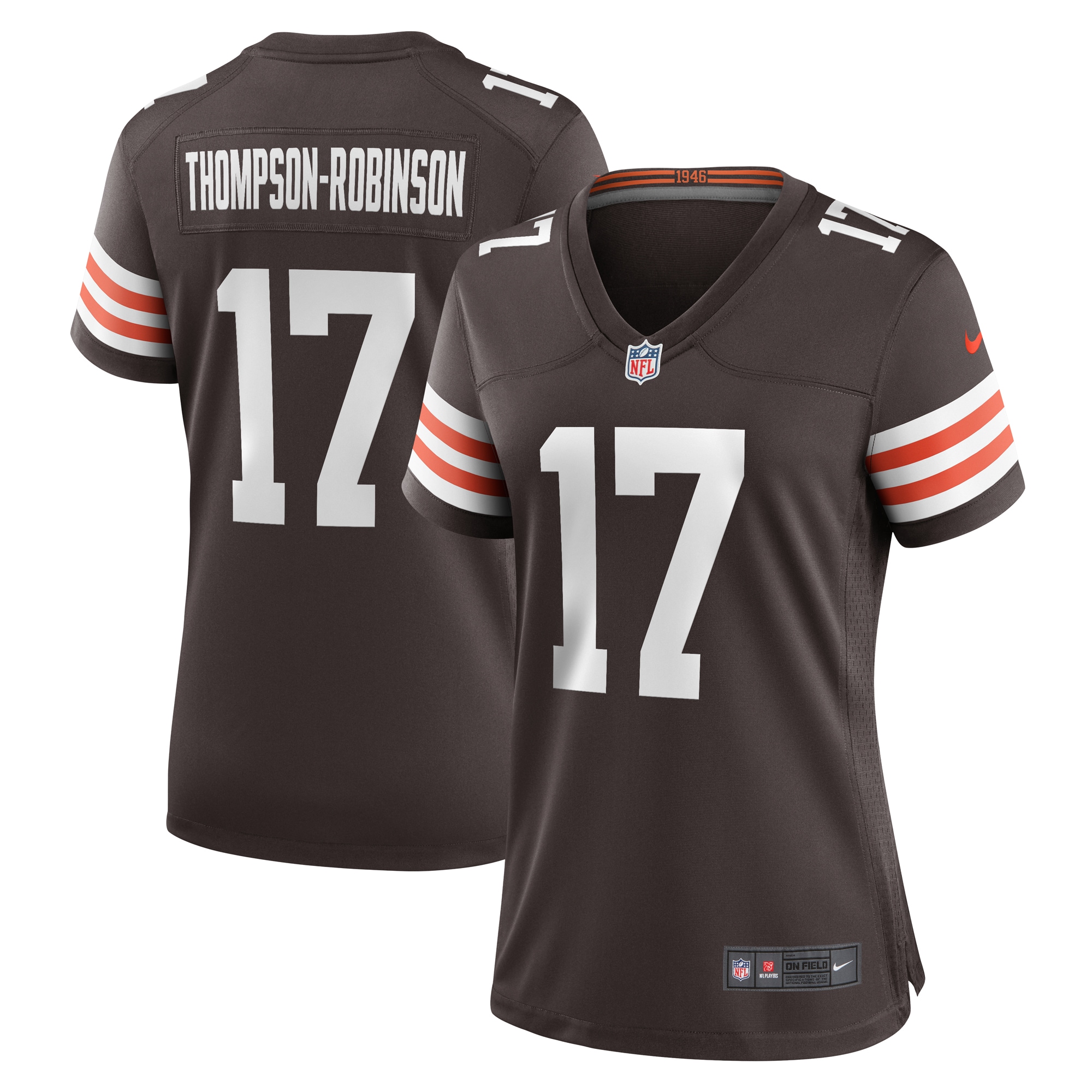 Dorian Thompson-Robinson Cleveland Browns Game Jersey - Women's | Robinson Brown Team Game Jersey