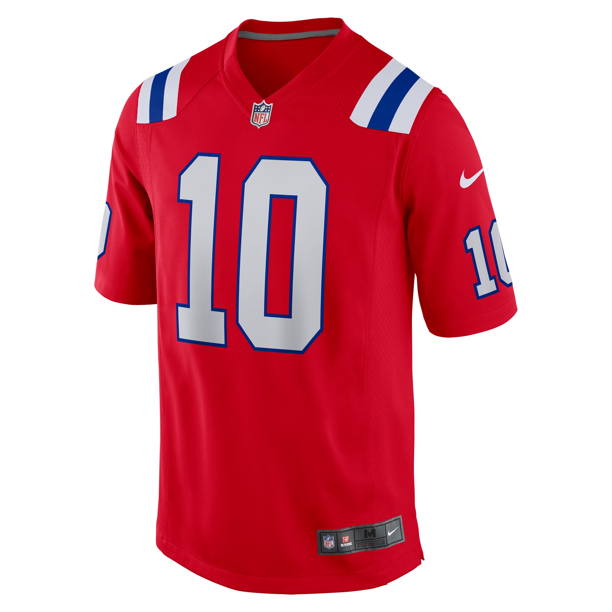 Alternative view of Drake Maye New England Patriots Game Jersey - Men's