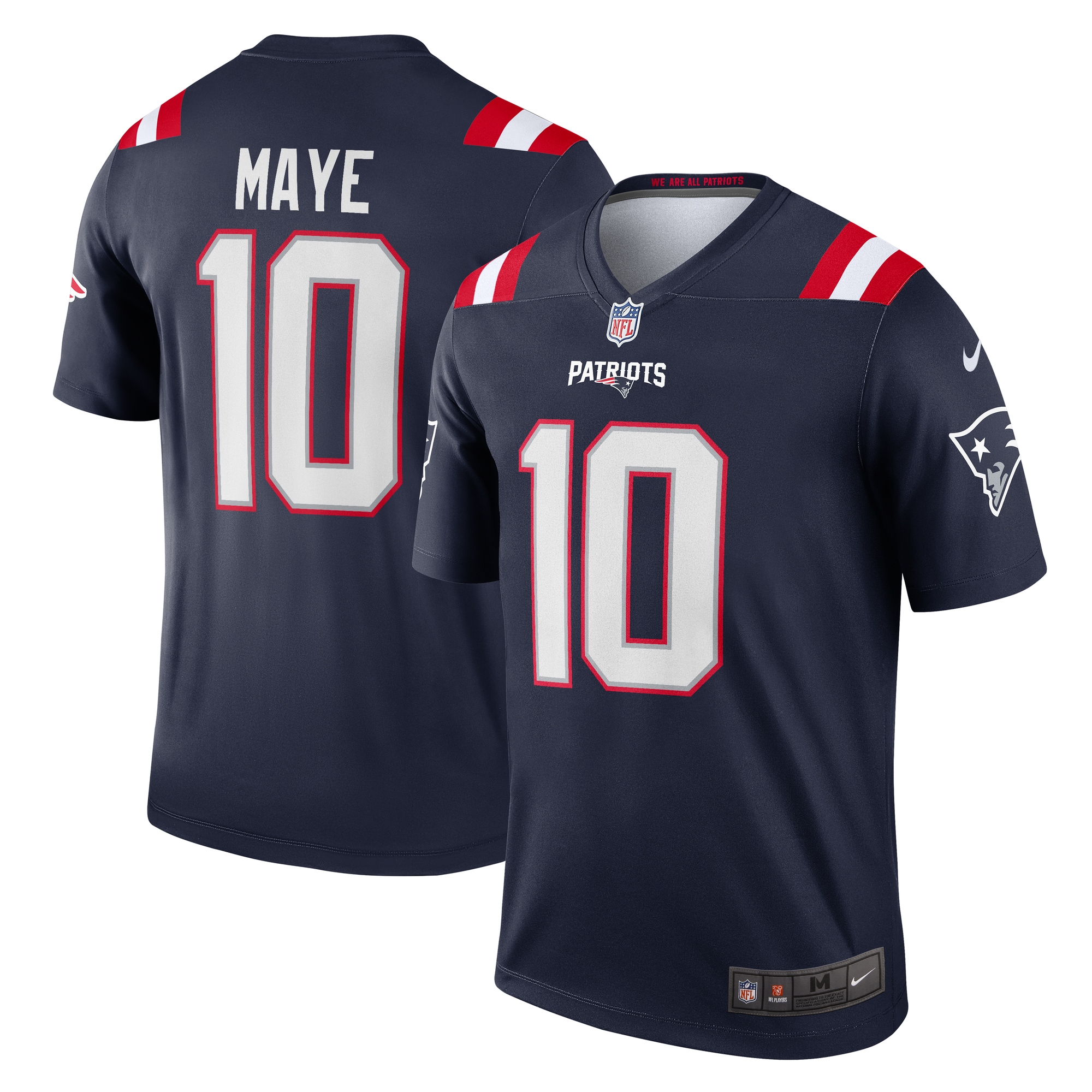 Drake Maye New England Patriots Legend Jersey - Men's