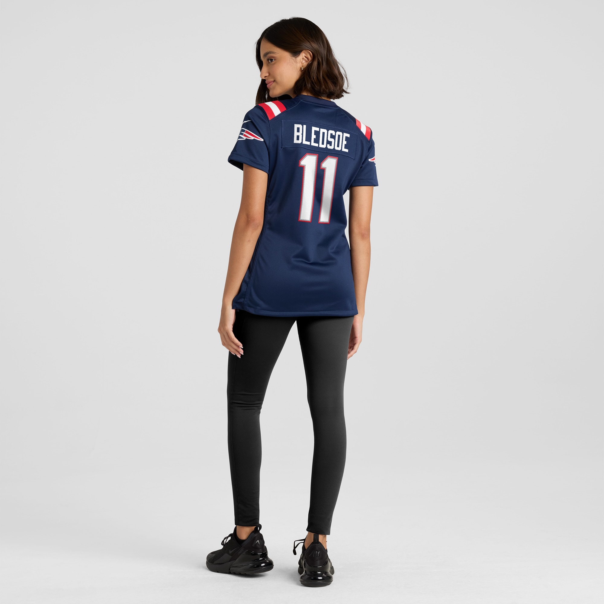 Drew Bledsoe New England Patriots Retired Player Game Jersey - Women's - Image 5