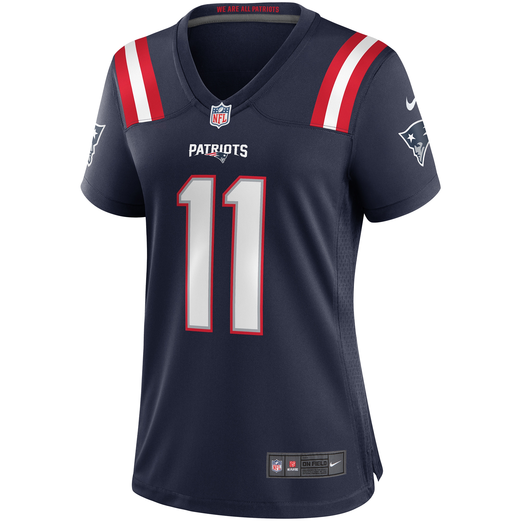 Alternative view of Drew Bledsoe New England Patriots Retired Player Game Jersey - Women's