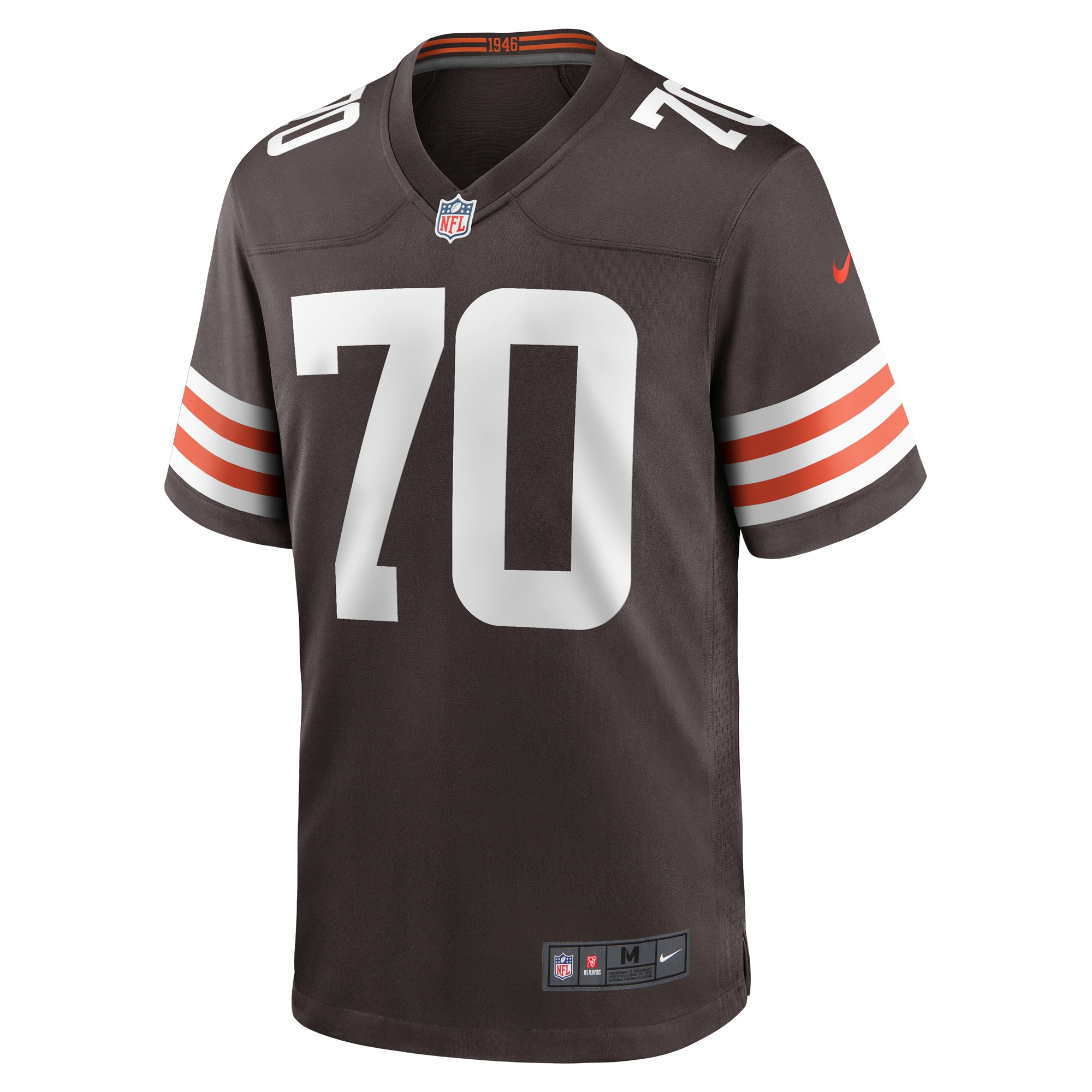 Alternative view of Drew Forbes Cleveland Browns Game Jersey - Men's