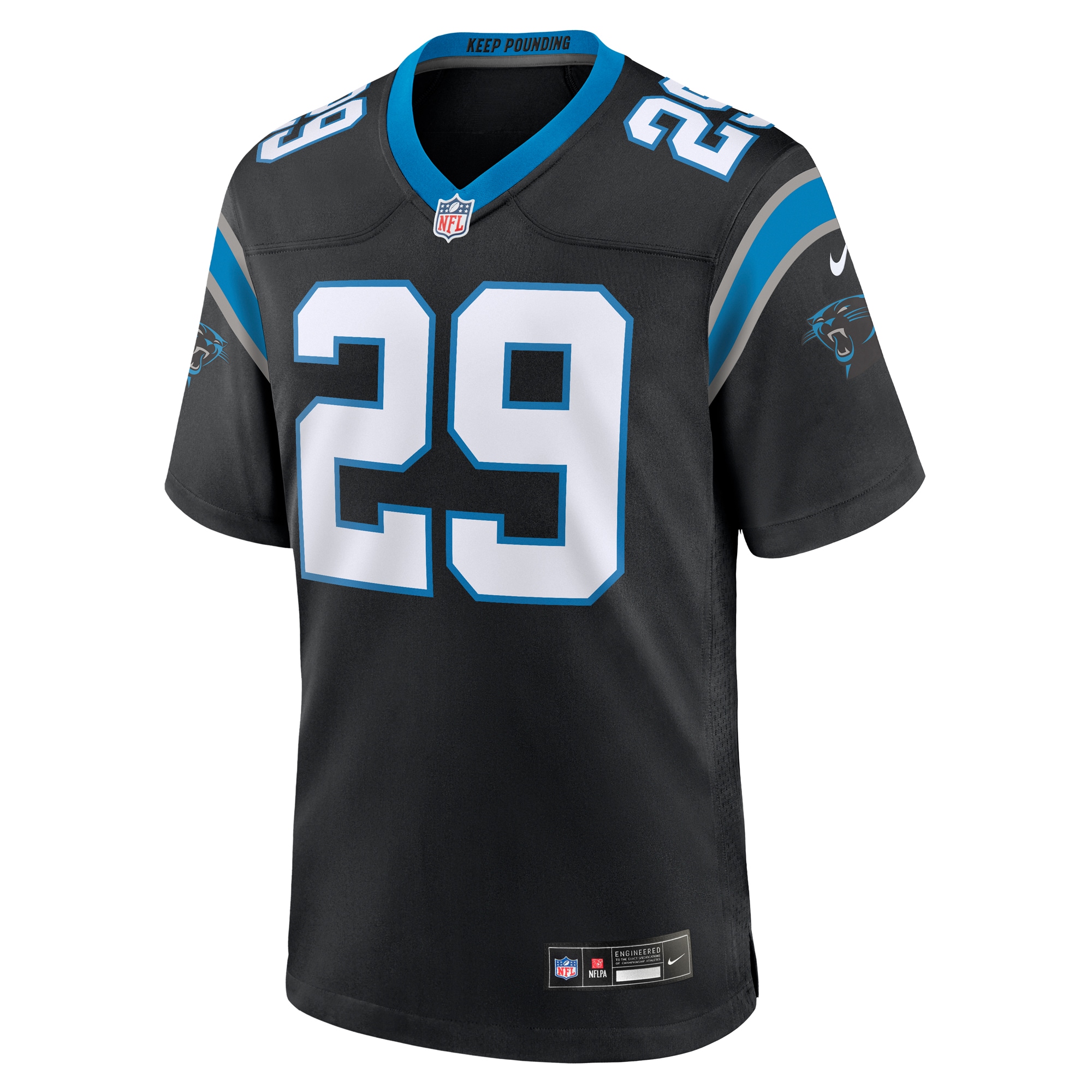 Alternative view of D'Shawn Jamison Carolina Panthers Game Jersey - Men's