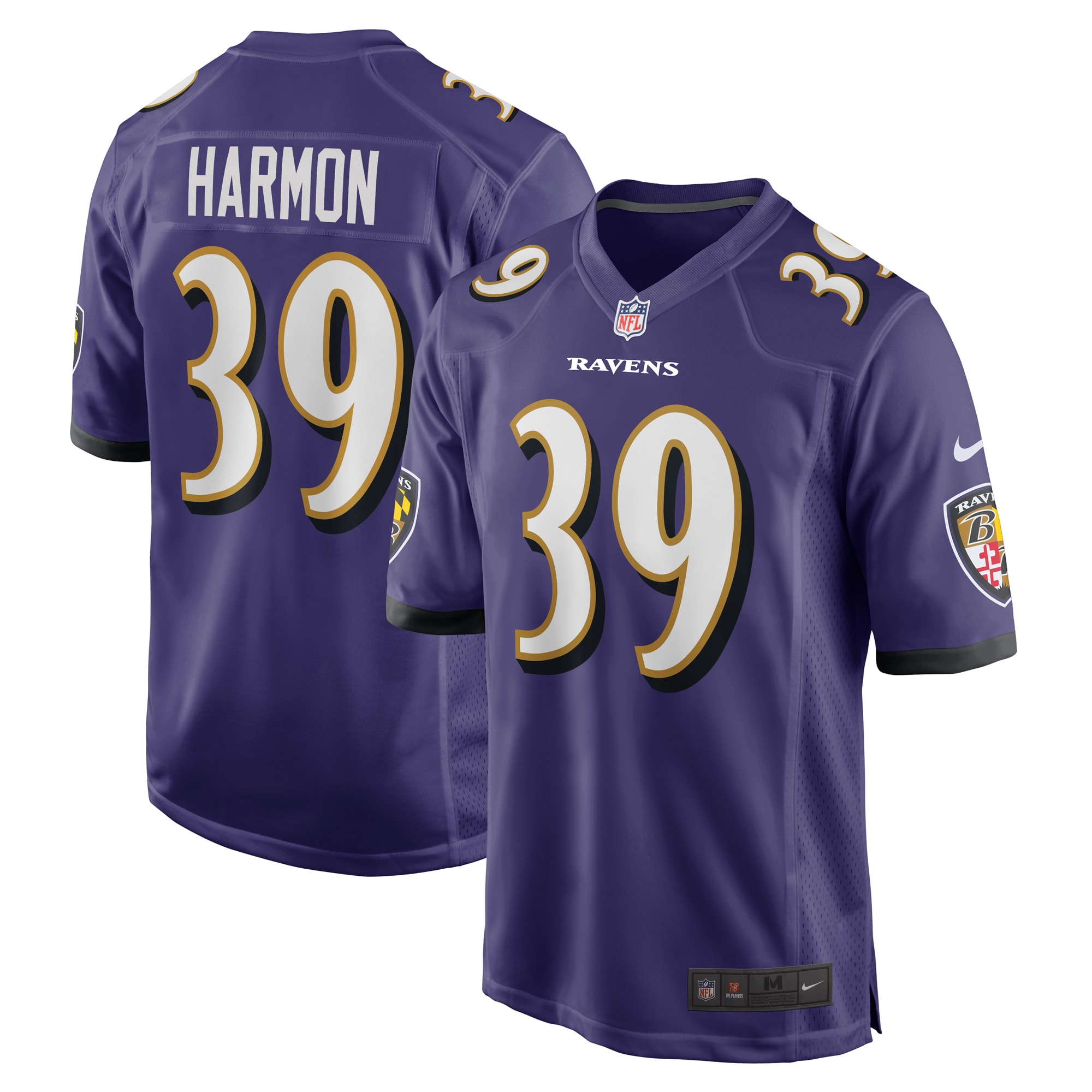 Duron Harmon Baltimore Ravens Game Jersey - Men's