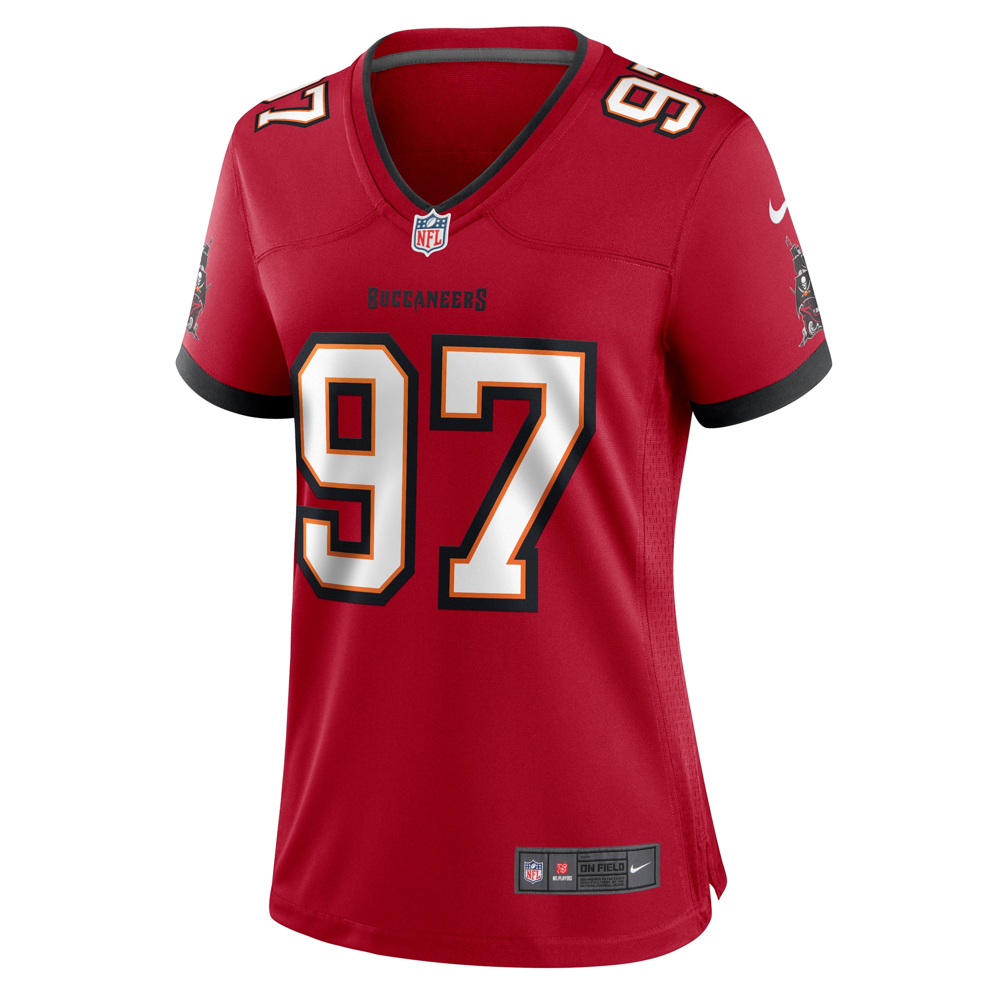 Alternative view of Earnest Tampa Bay Buccaneers Game Jersey - Women's