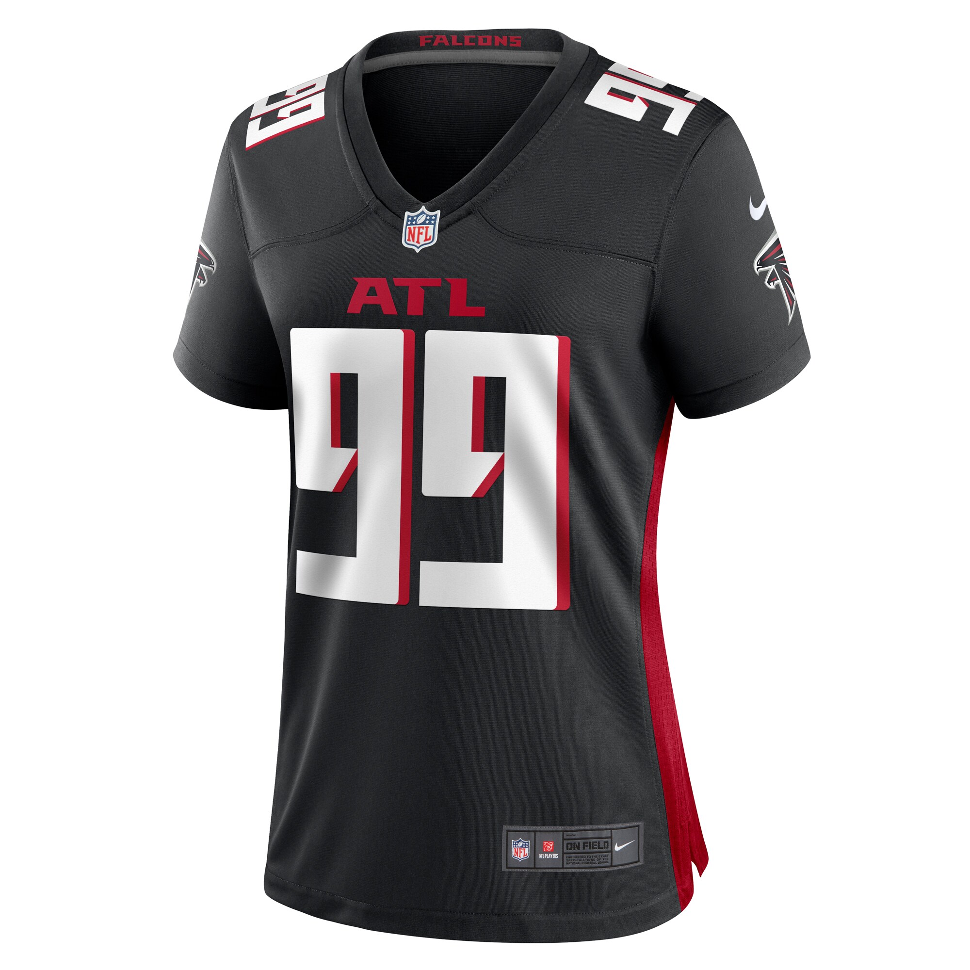 Alternative view of Eddie Atlanta Falcons Game Jersey - Women's