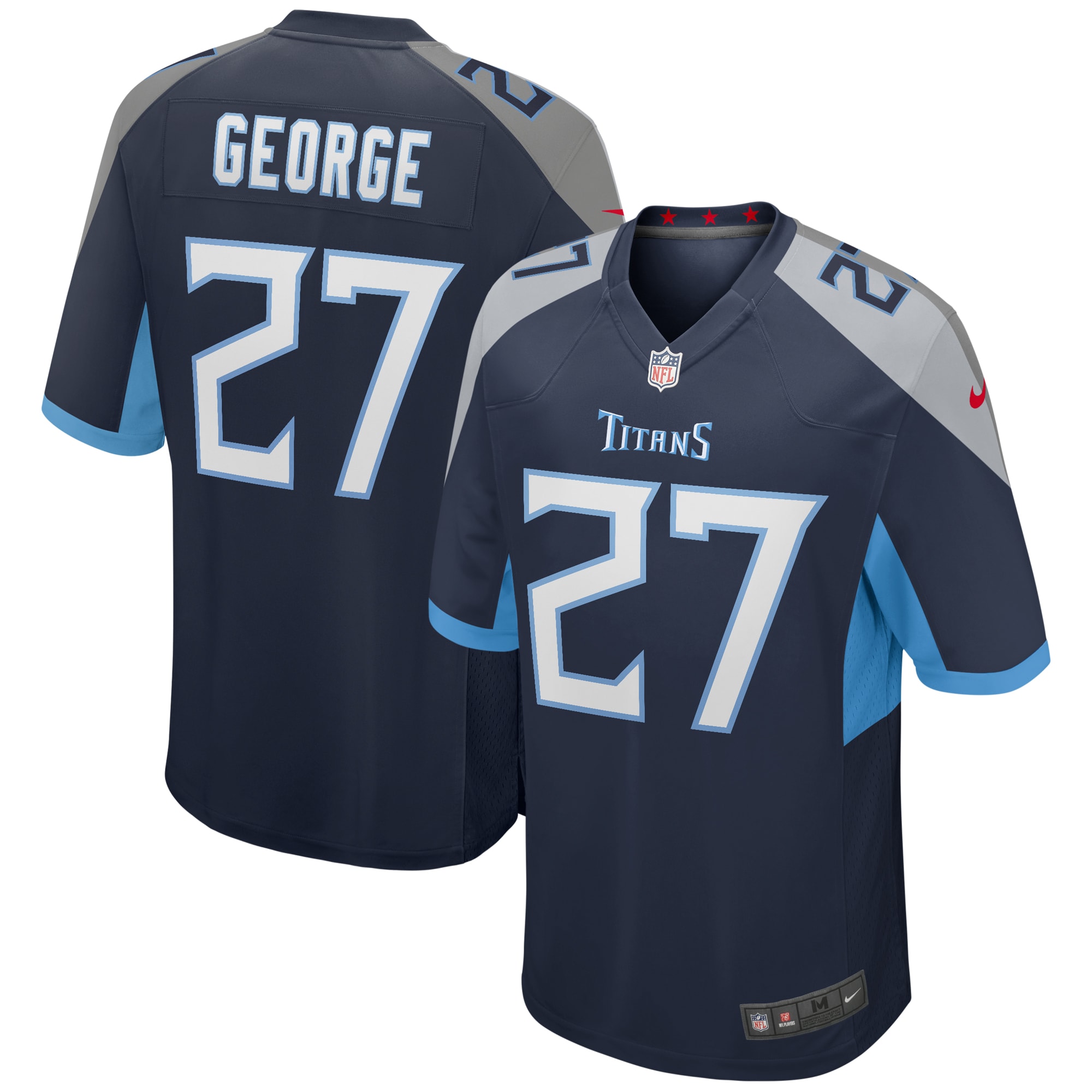 Eddie George Tennessee Titans Retired Player Game Jersey - Men's